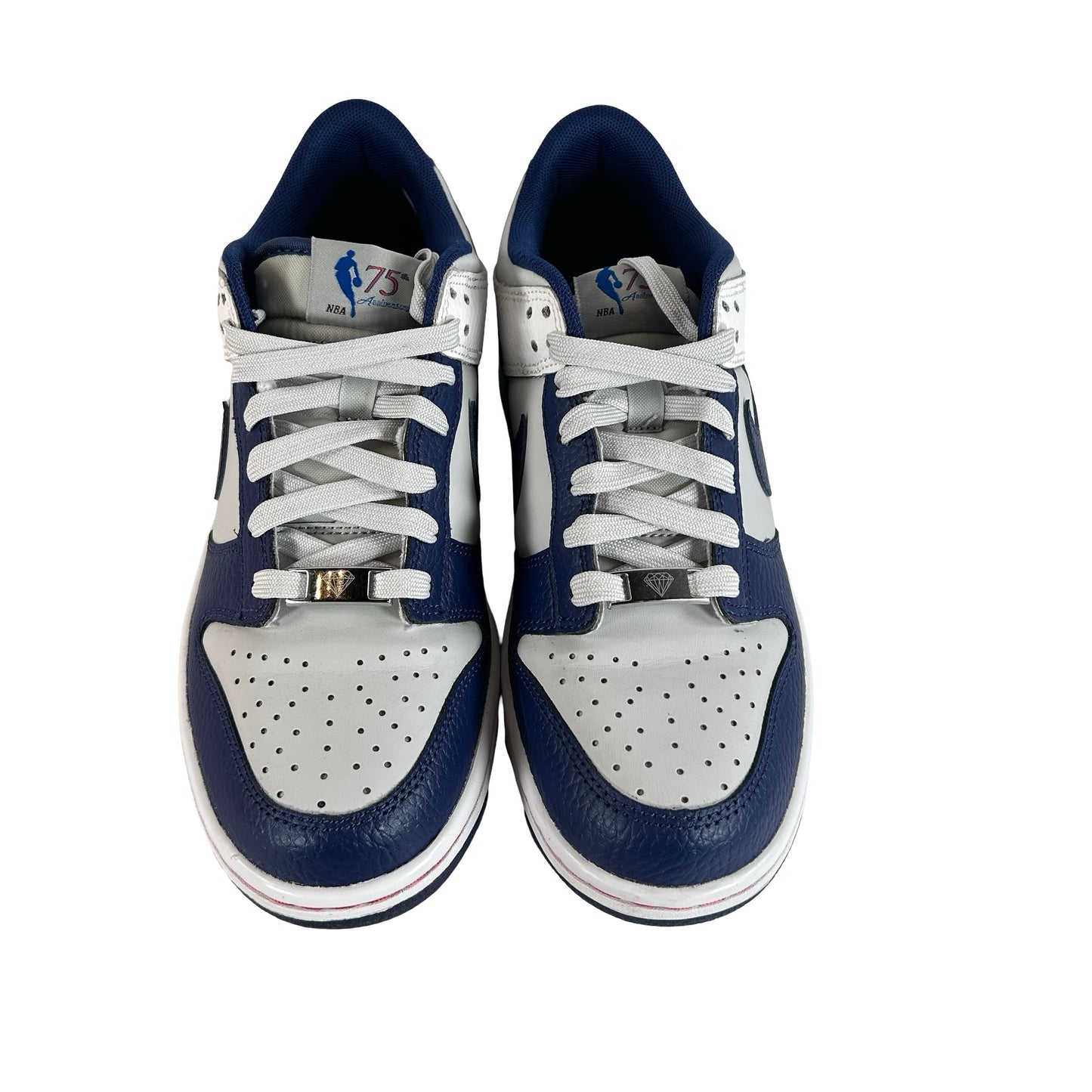 DO6288 001 Nike Dunk Low EMB NBA 75th Anniversary Brooklyn Nets (GS) [USED] - 6 Y (Used)