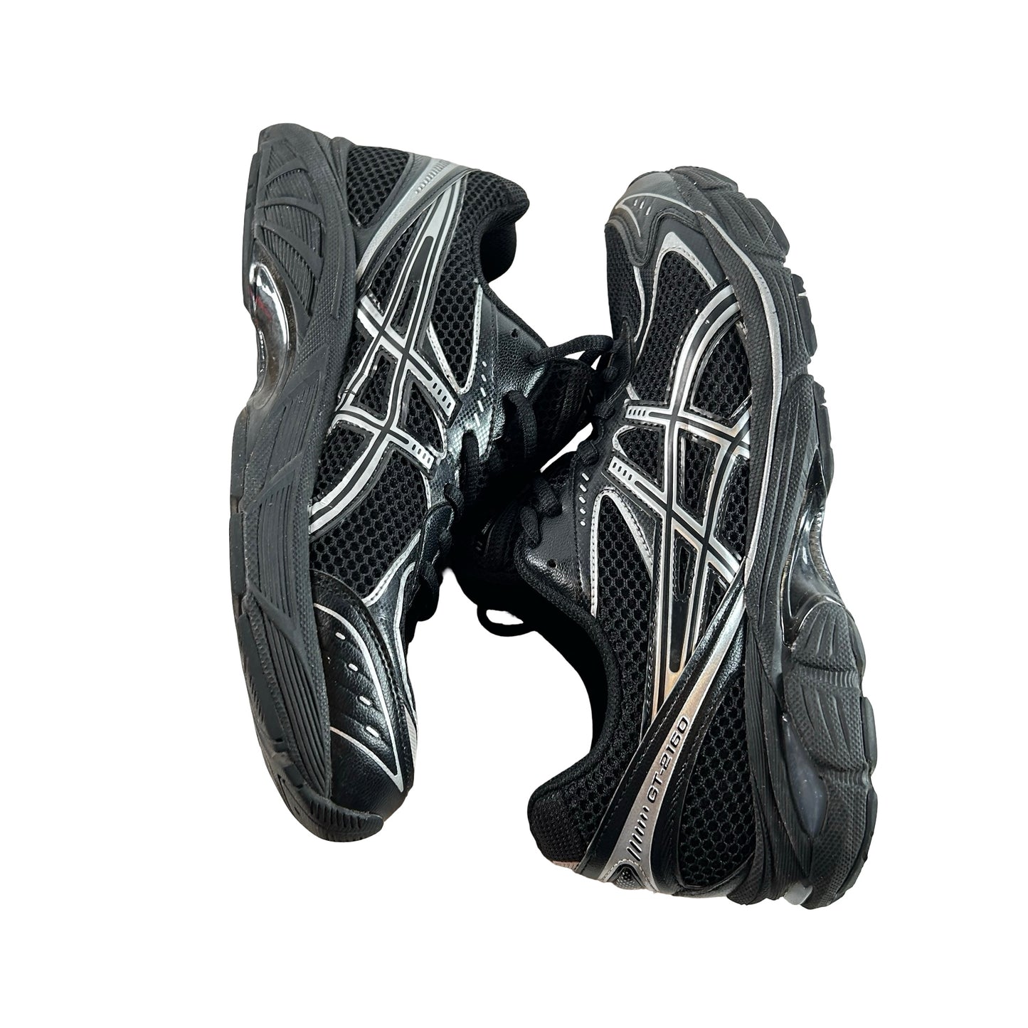 1203A275 001 ASICS GT-2160 Black Pure Silver [USED] - 8 M (Used)