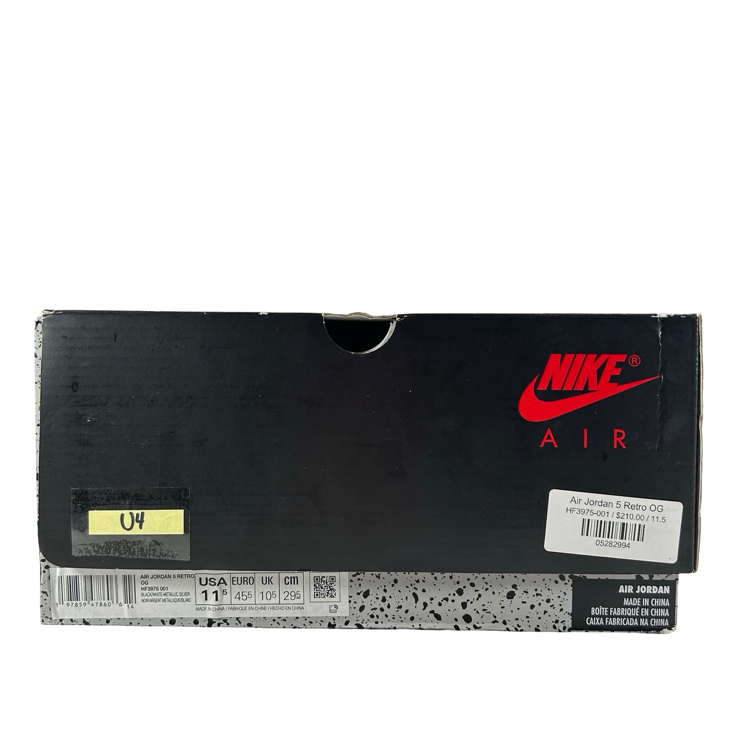 HF3975 001 Jordan 5 Retro OG Black Metallic Reimagined [USED] - 11.5 M (Used4)