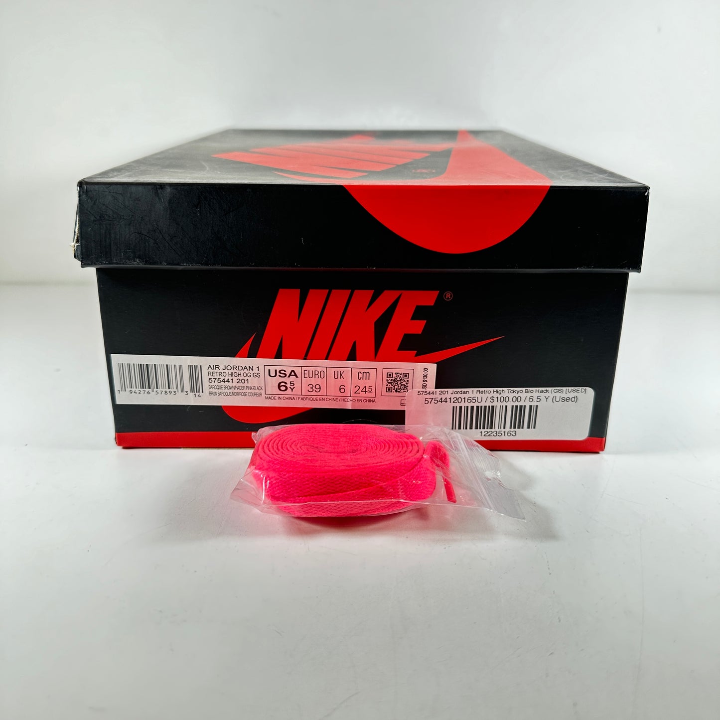 575441 201 Jordan 1 Retro High Tokyo Bio Hack (GS) [USED] - 6.5 Y (Used)