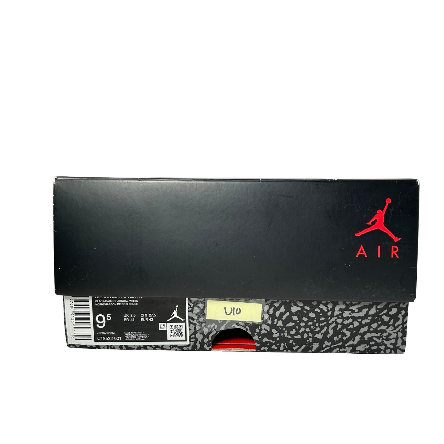 CT8532 001 Jordan 3 Retro Black Cat (2025) [USED] - 9.5 M (Used10)