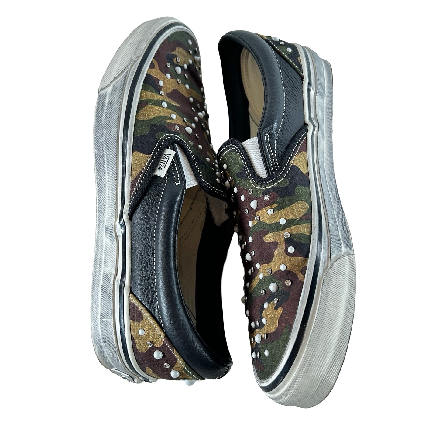 VN000D9PCAK Vans LX Classic Slip-On 98 Pearlized Pack Camo Black [USED] - 11 M (Used)
