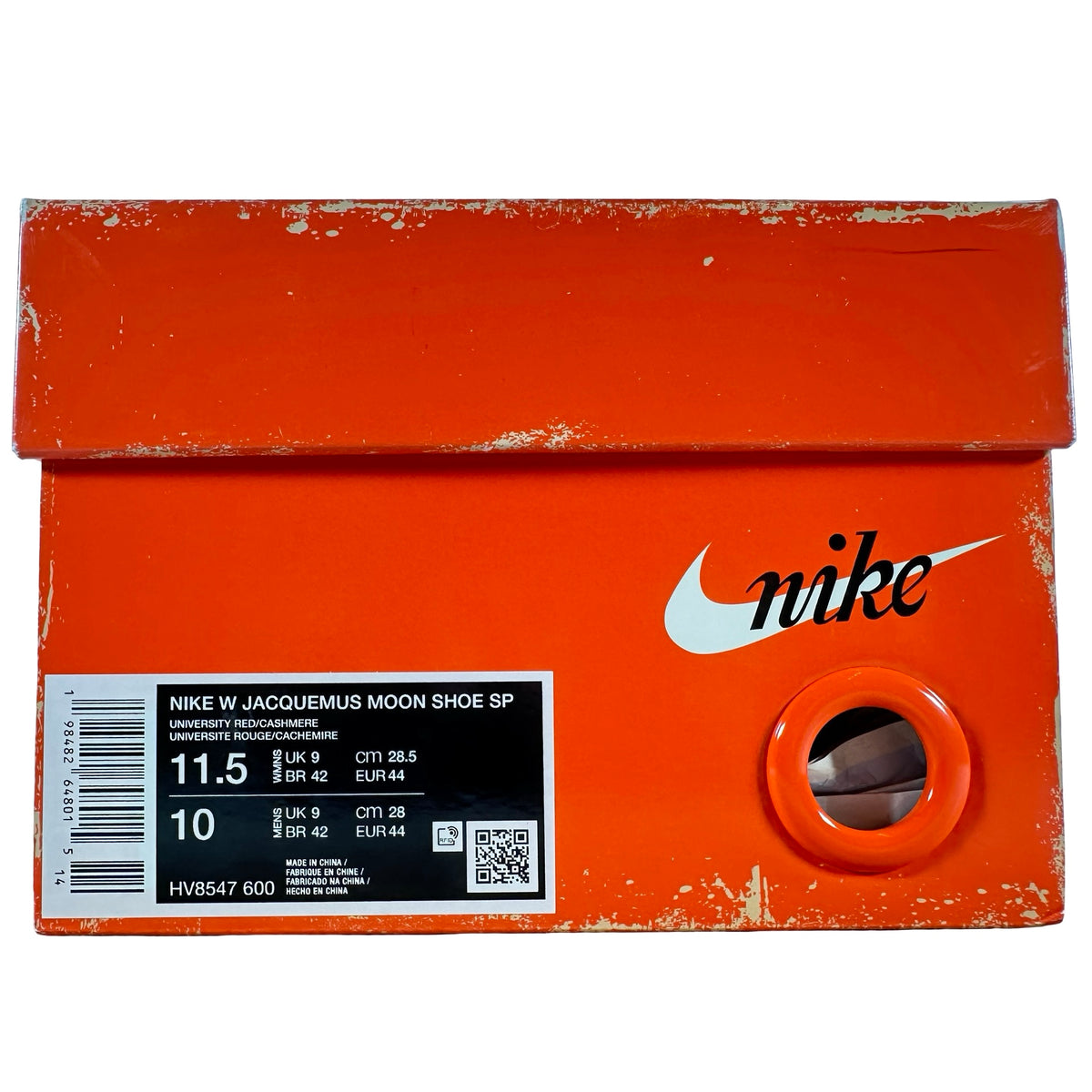 HV8547 600 Nike Moon Shoe SP Jacquemus University Red (Women's) - 11.5 W (Used)