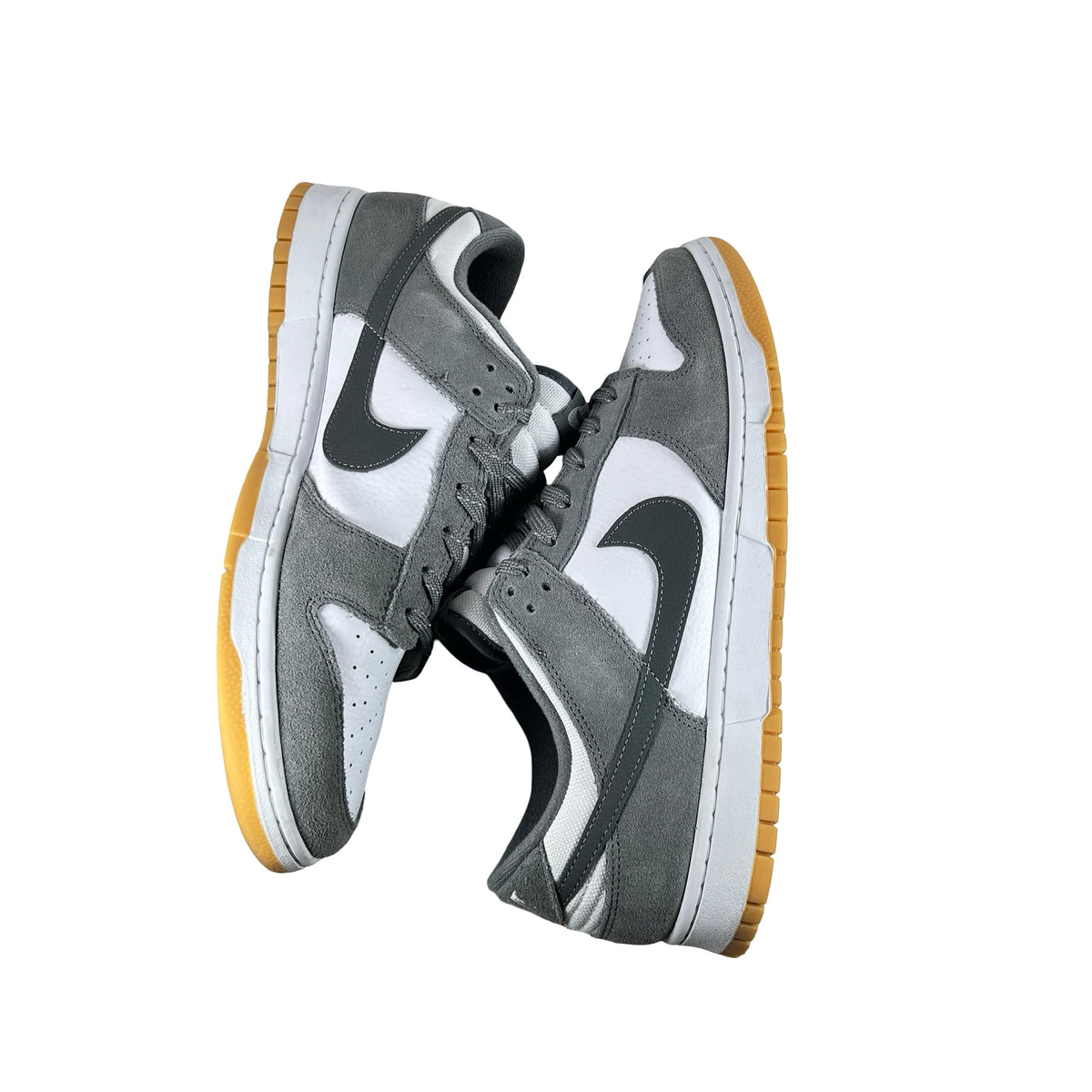 FV0389 100 Nike Dunk Low Smoke Grey Gum 3M Swoosh [USED] - 13 M (Used)