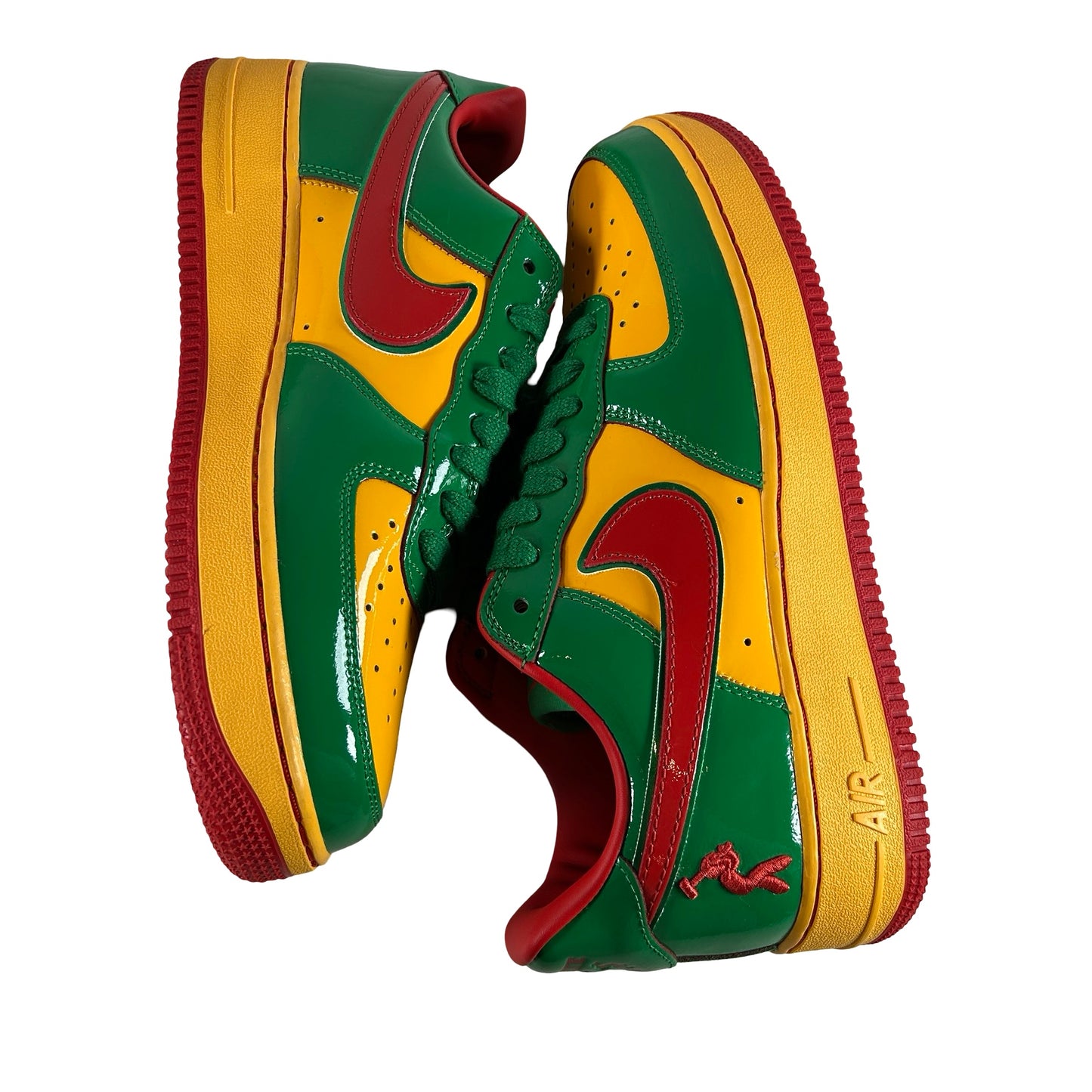 IH4383 300 Nike Air Force 1 Low Lil Yachty Concrete Boys Lucky Green [USED] - 9.5 M (Used3)