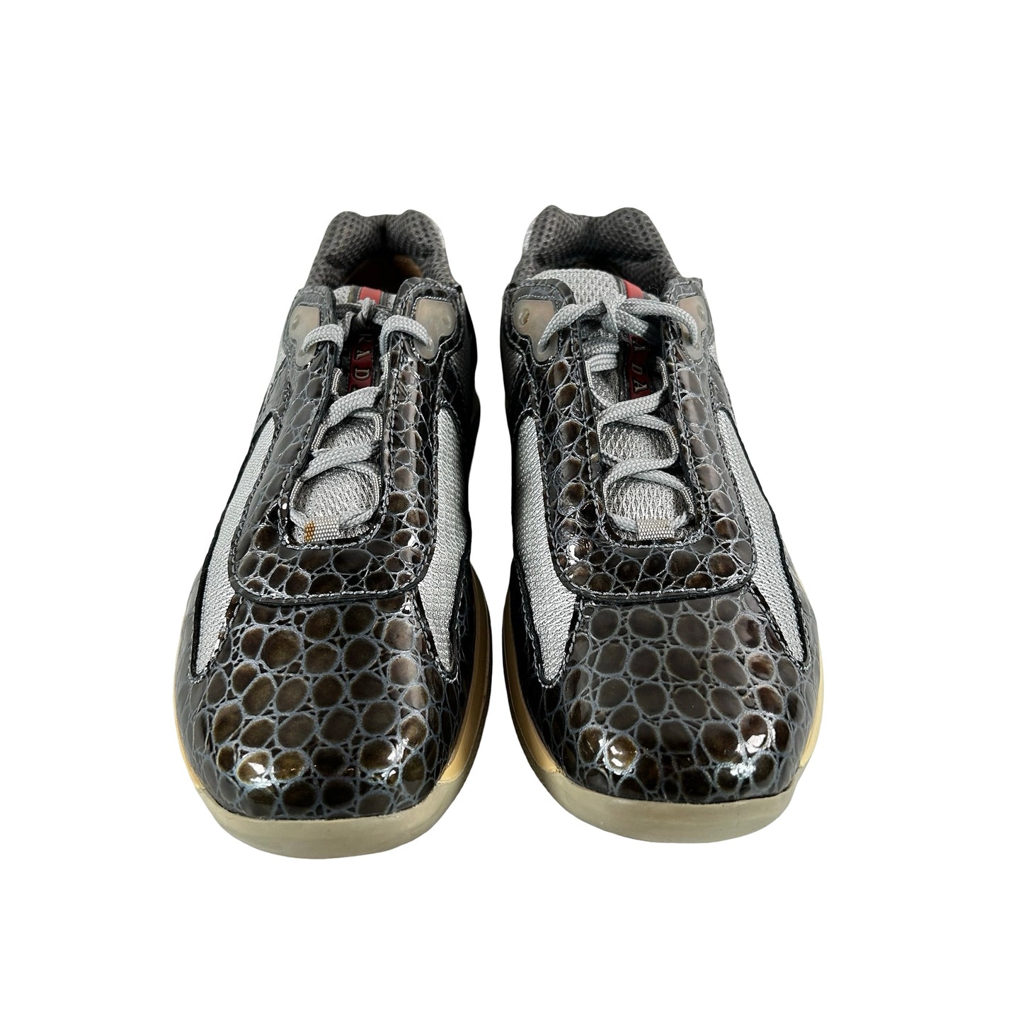 Prada America's Cup Brown Snakeskin [USED] - UK 9 / US 10 (Used) (No Box)