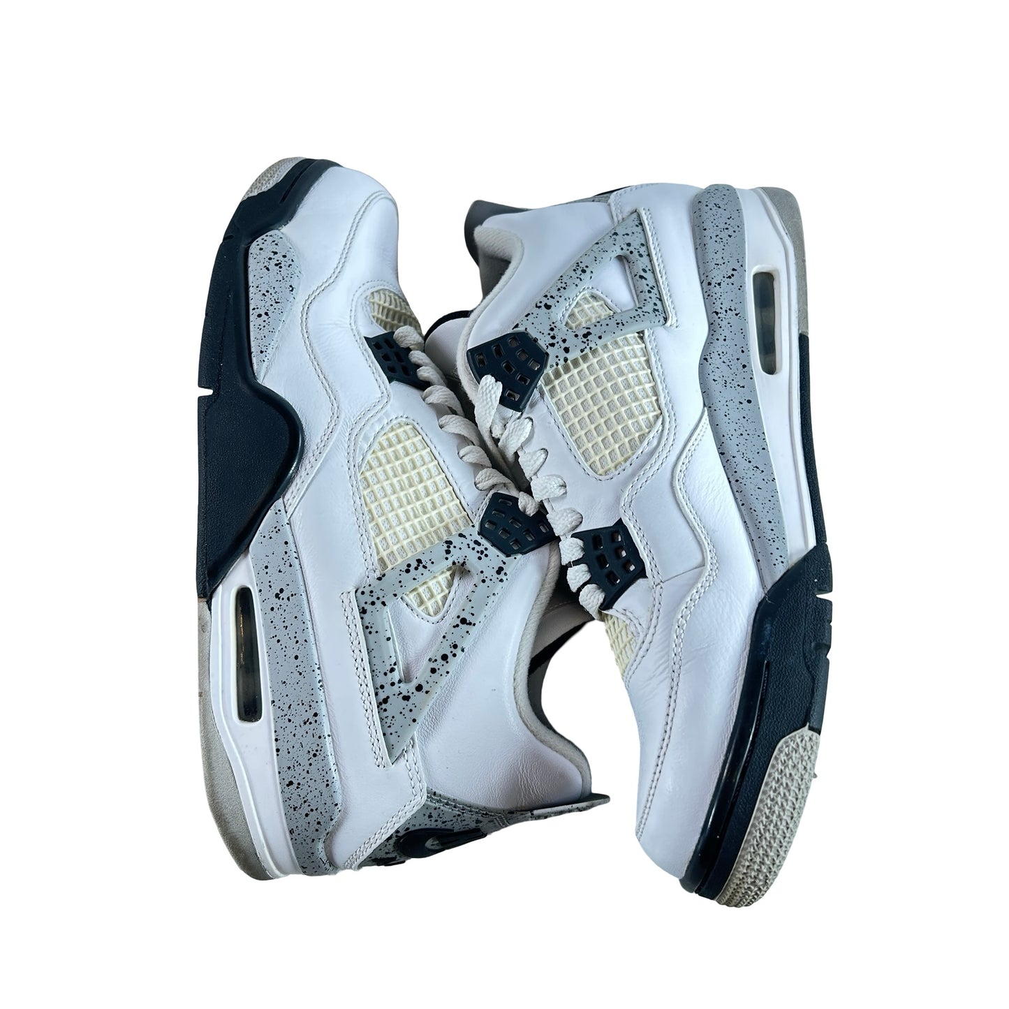 840606 192 Jordan 4 White Cement [USED] - 8.5 M (Used4)