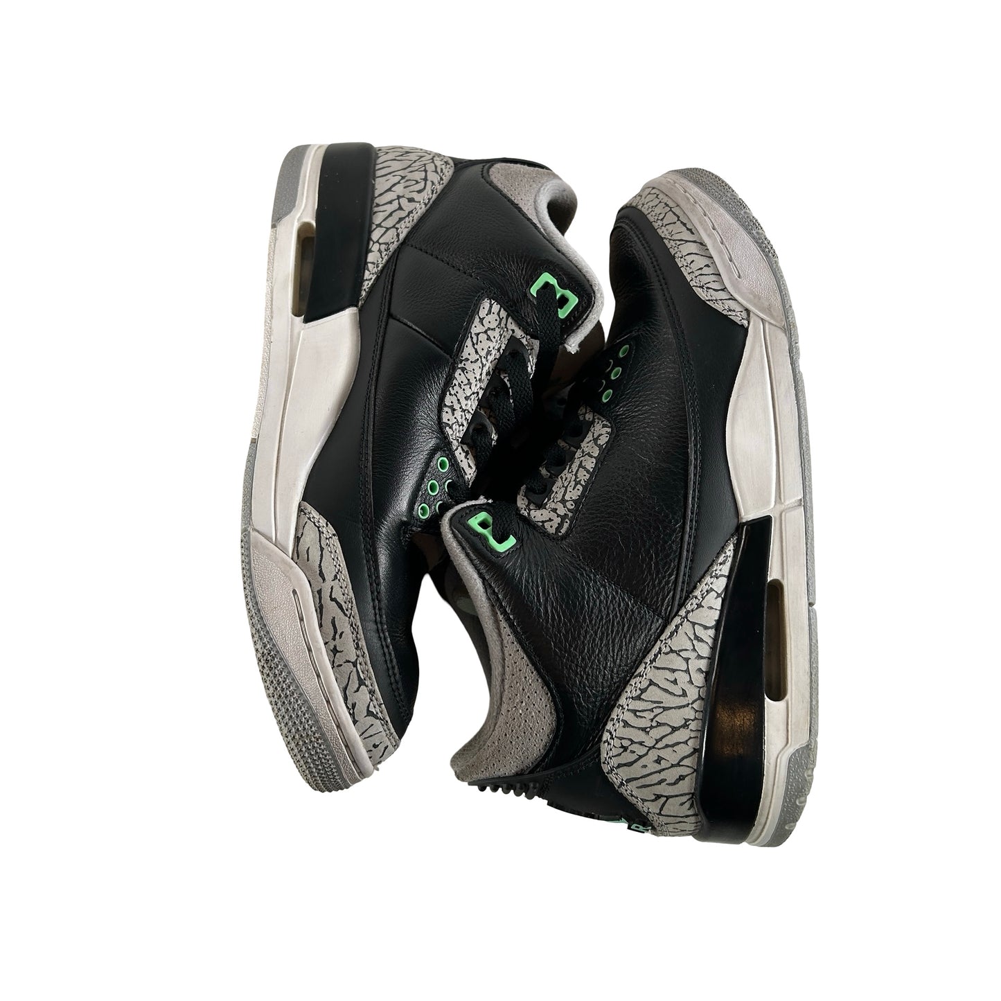 CT8532 031 Jordan 3 Retro Green Glow [USED] - 8.5 M (Used2) (No Box2)