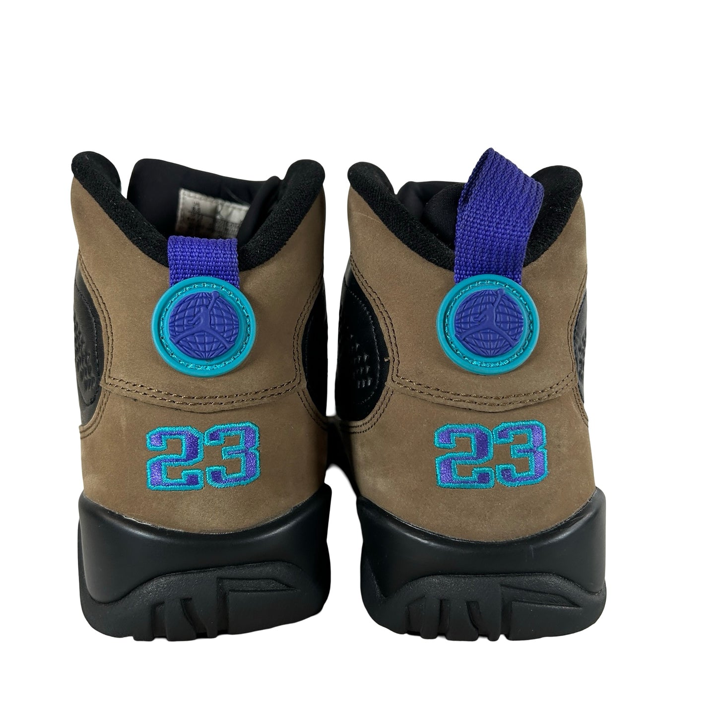 CT8019 034 Jordan 9 Retro Light Olive Concord [USED] - 8.5 (Used)