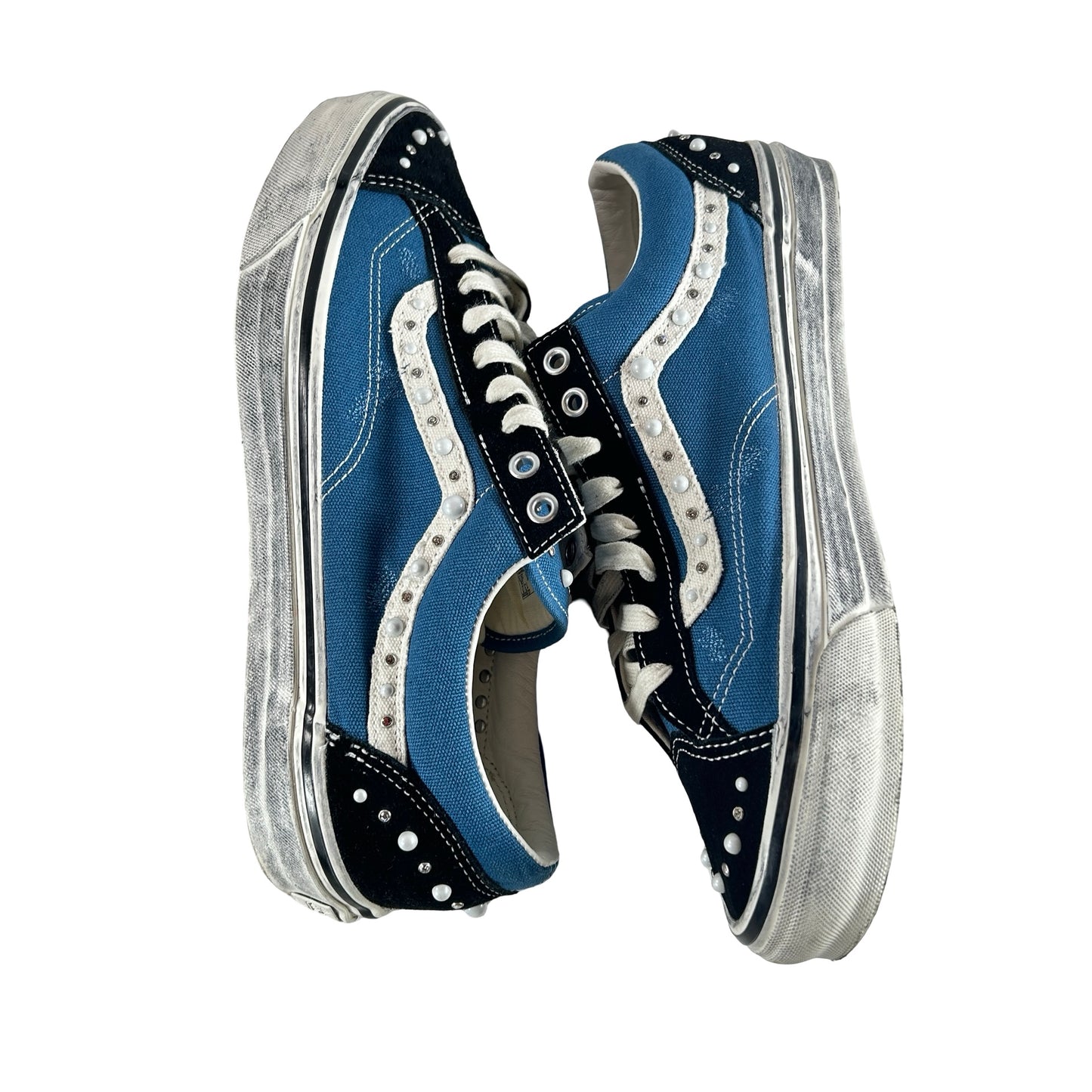 VN000E8VYA6 Vans LX Old Skool 36 Pearlized Pack Black Navy [USED] - 11.5 M (Used)