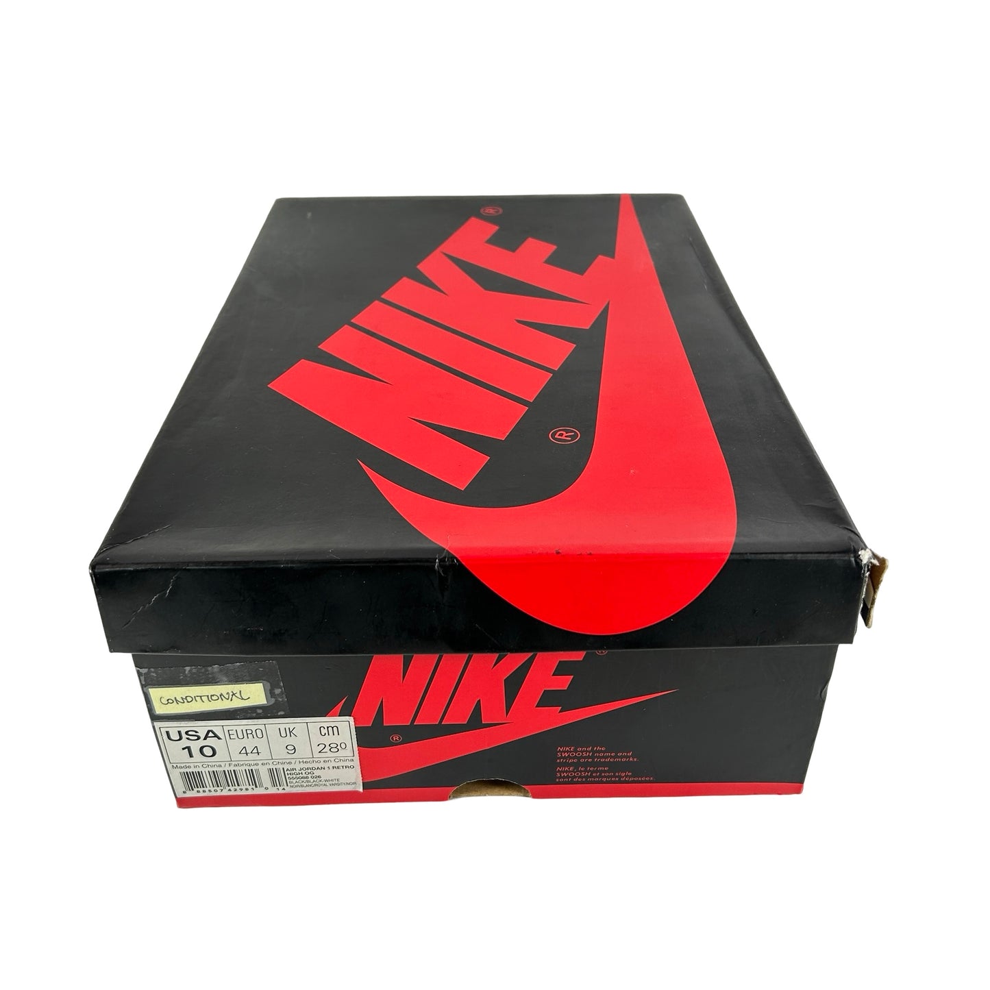 555088 026 Jordan 1 Retro Top 3 [CONDITIONAL] - 10 M (Crease Left Toe)