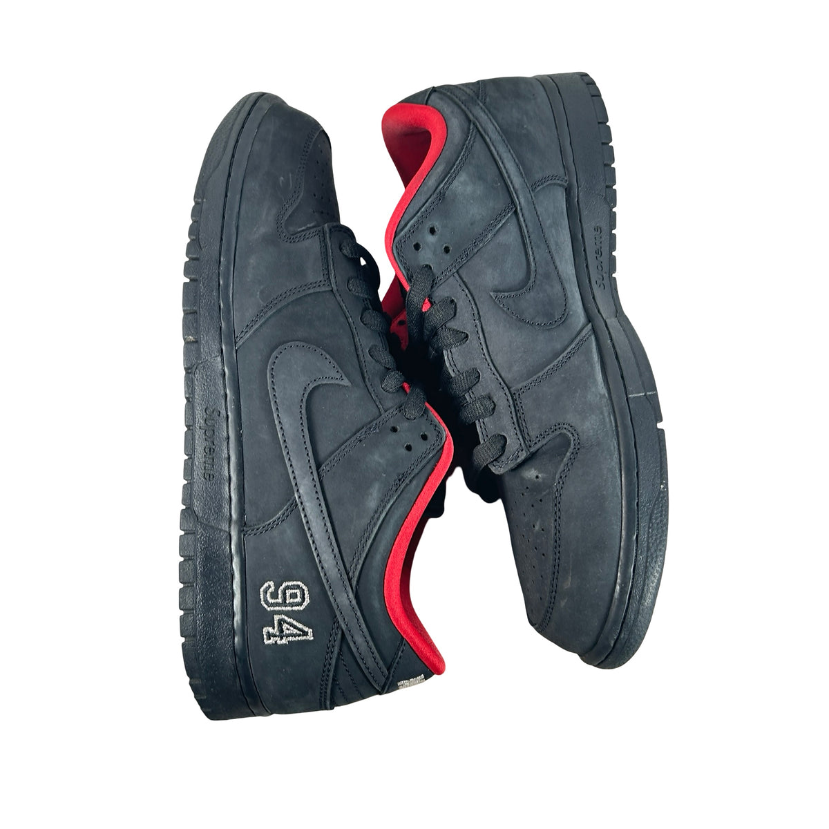 HQ8487 001 Nike SB Dunk Low Supreme 94 Black [USED] - 12 M (Used2)