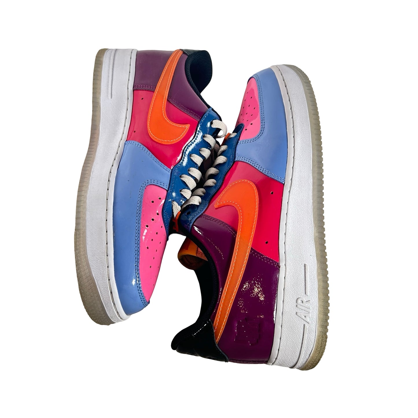 DV5255 400 Nike Air Force 1 Low SP UNDFTD Multi-Patent [USED] - 9 M (Used) (No Box)