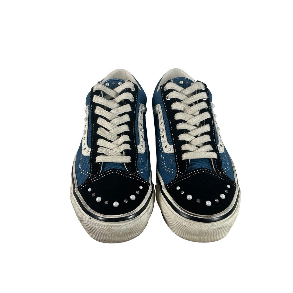 VN000E8VYA6 Vans LX Old Skool 36 Pearlized Pack Black Navy [USED] - 12 M (Used)