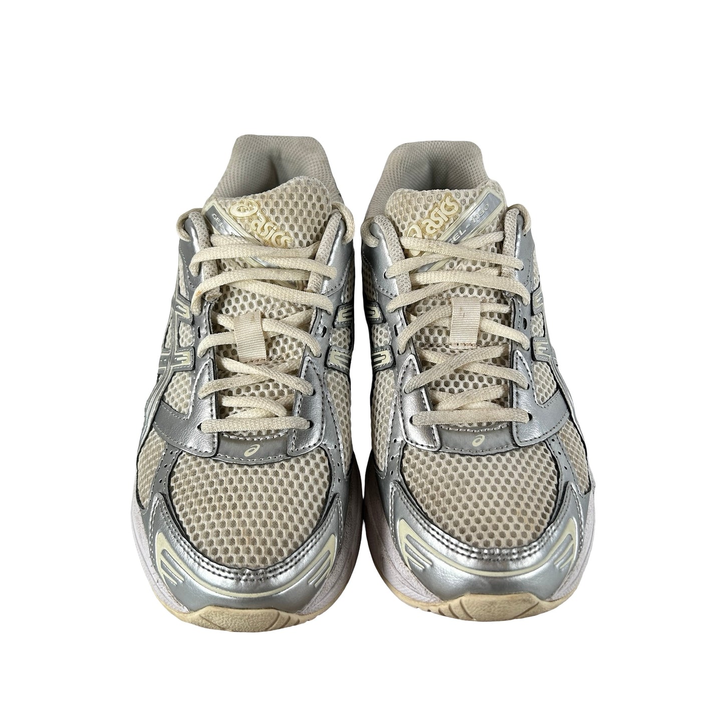 1202A164 107 Asics Gel-1130 'Cream Pure Silver' (Women's) [USED] - 8.5 W (Used) (Replace Box)