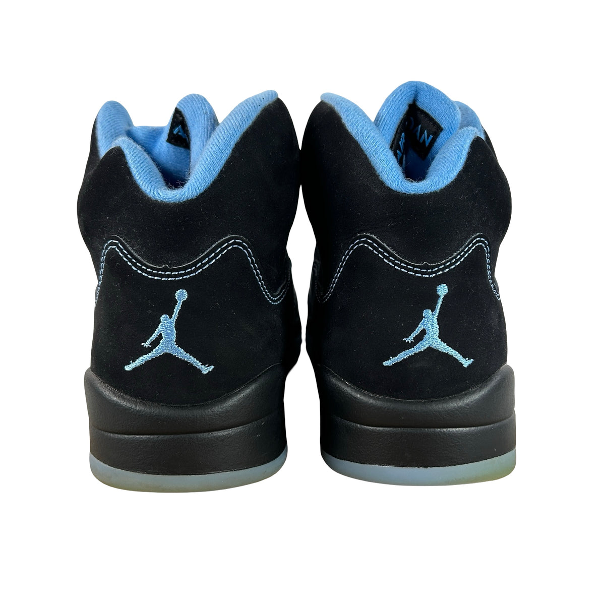 DD0587 008 Jordan 5 Retro Black University Blue (2026) [USED] - 8 M (Used)