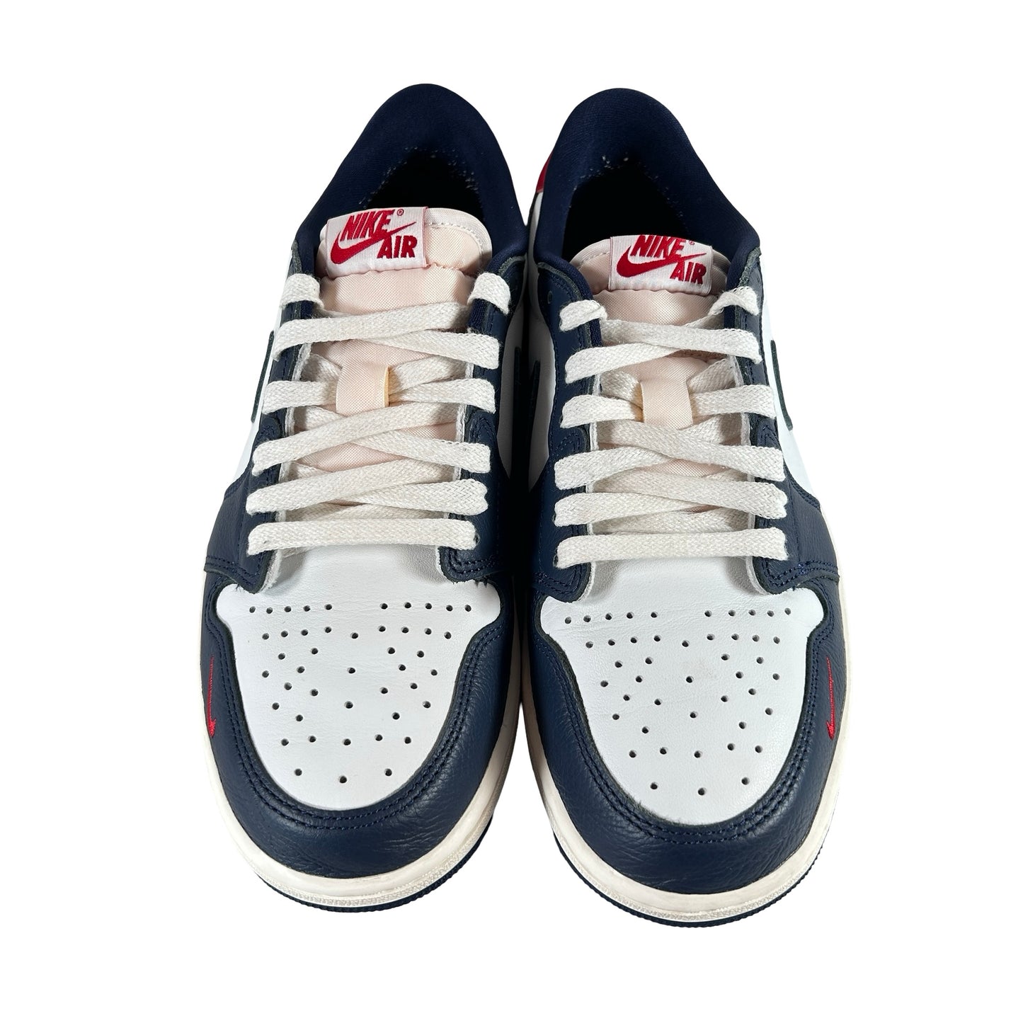 HQ2993 100 Jordan 1 Retro Low OG Howard University [USED] - 9.5 M (Used2)