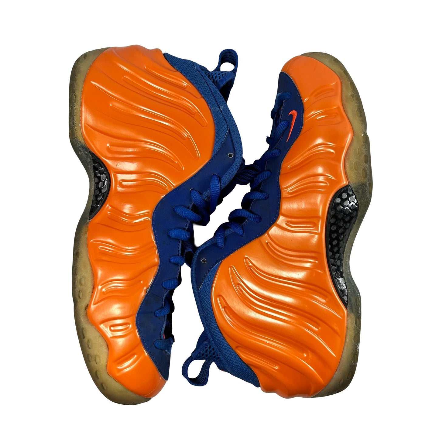 314896 801 Nike Air Foamposite One Knicks [USED] - 9.5 M (Used) (No Box)