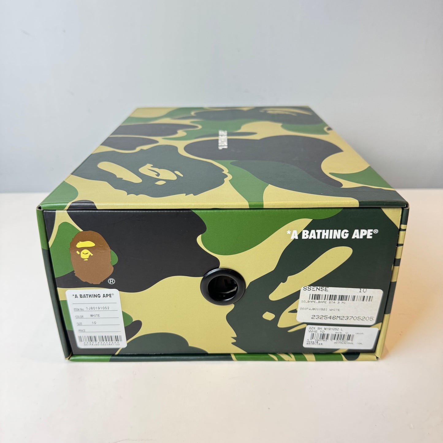 A Bathing Ape Bape Sta Low #3 Line Camo White [USED] - 10 M (VNDS)