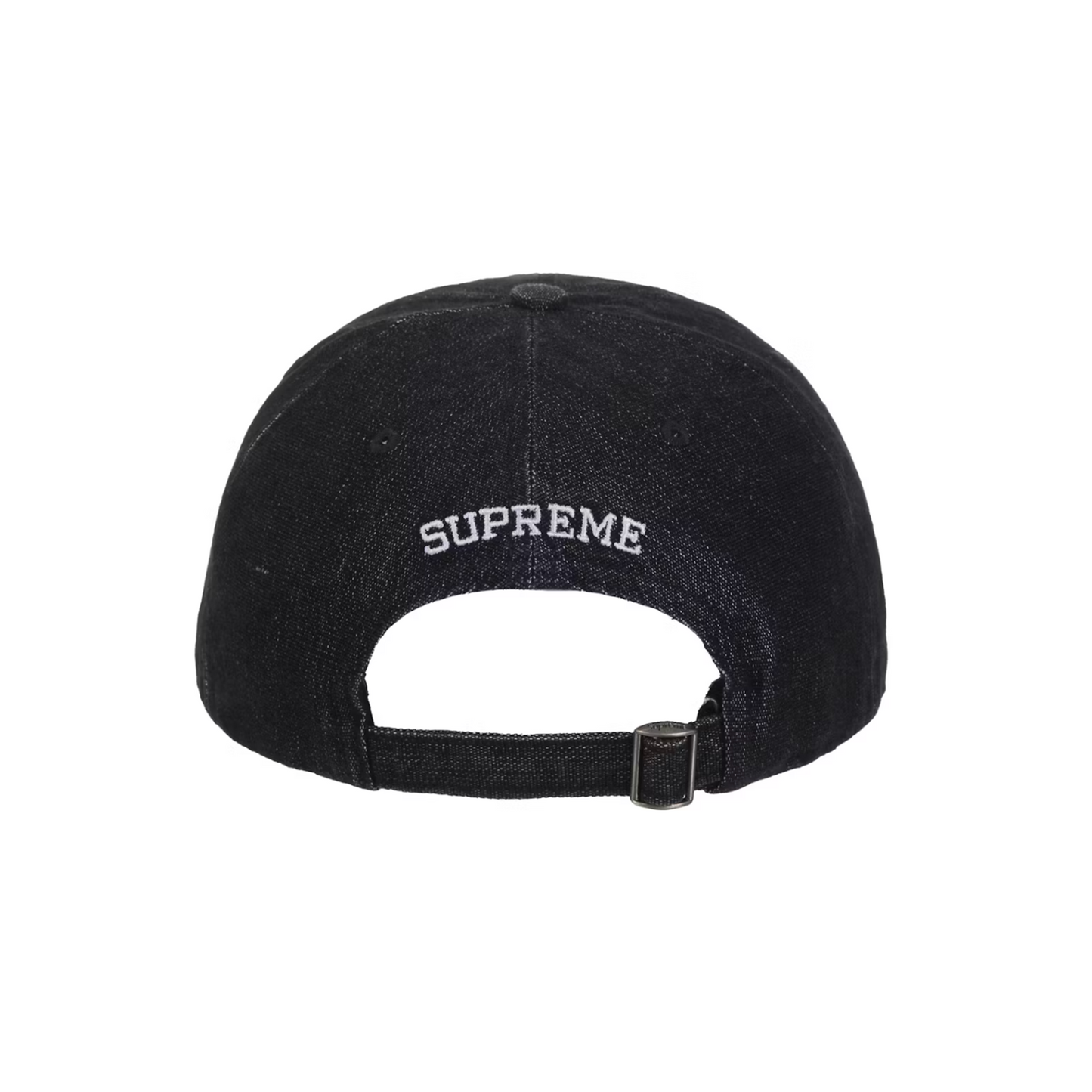 Supreme Cordura Denim S Logo 6-Panel Black