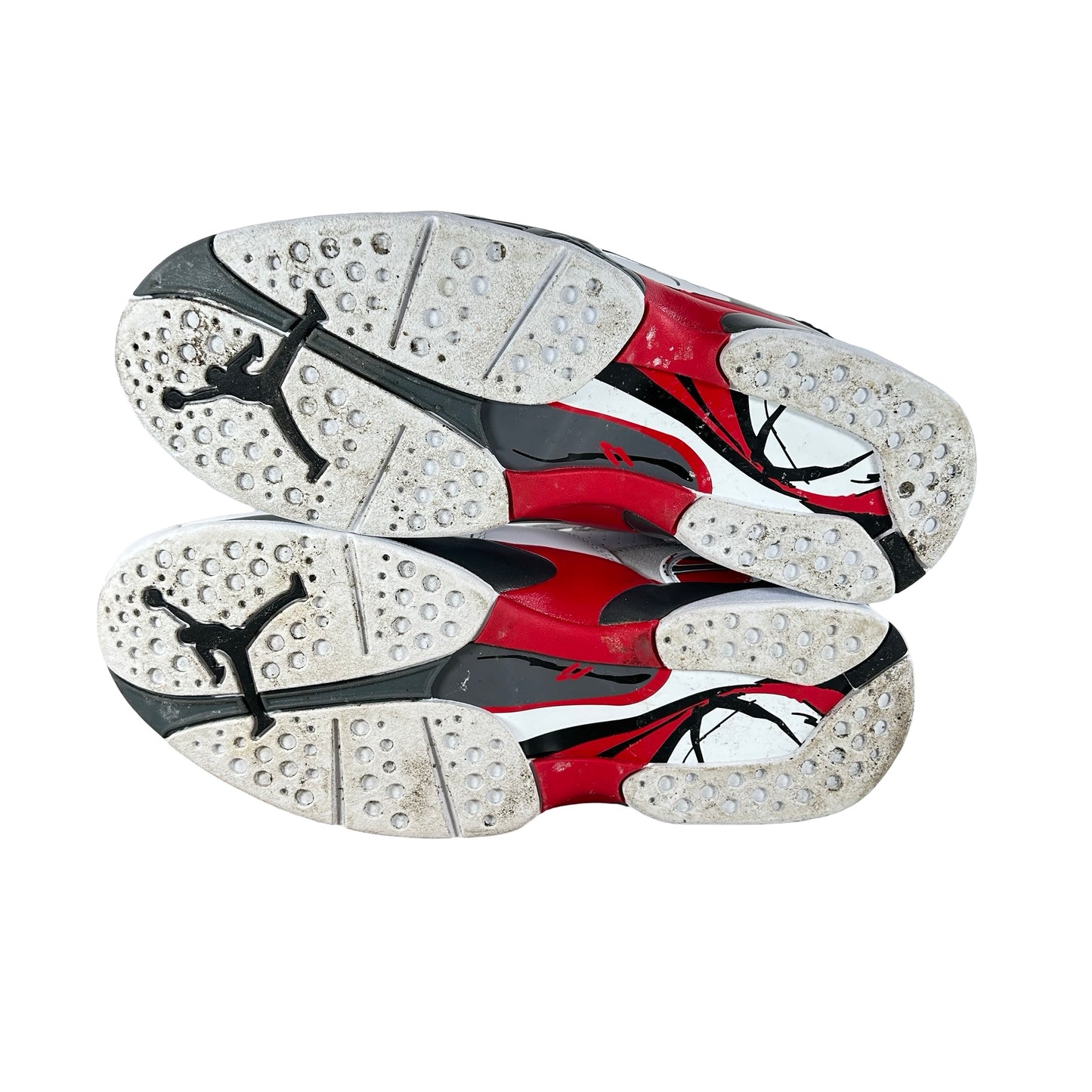 305381 100 Jordan 8 Retro White True Red (2025) [USED] - 10 M (Used3)