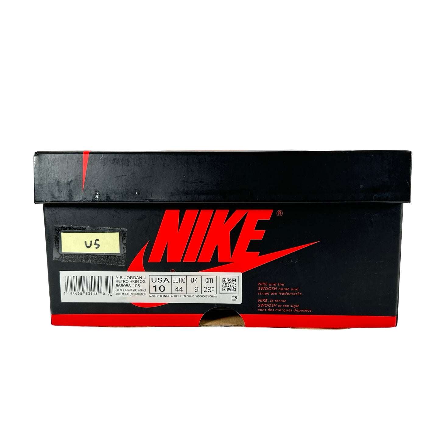 555088 105 Jordan 1 Mocha [USED] - 10 M (Used5)