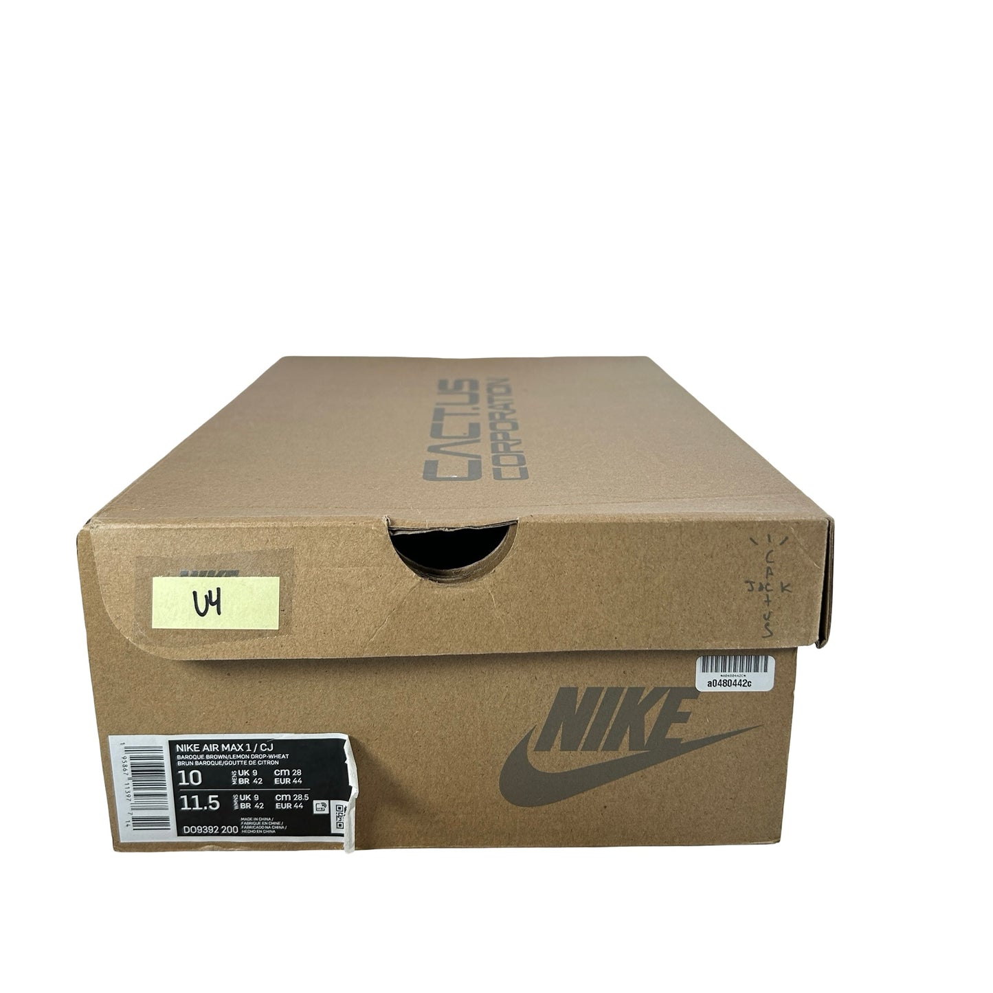 DO9392 200 Nike Air Max 1 Travis Scott Brown [USED] - 10 M (Used4)