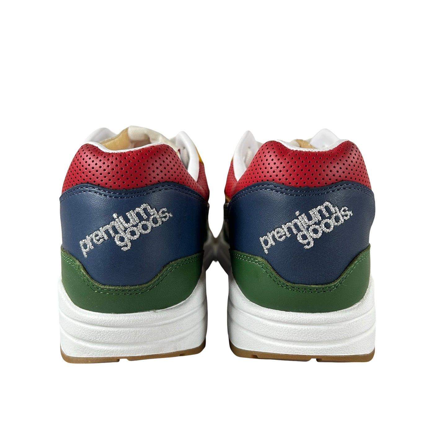 II6235 100 Nike Air Max 1 Premium Goods White Forest Green [USED] - 10 M (Used)