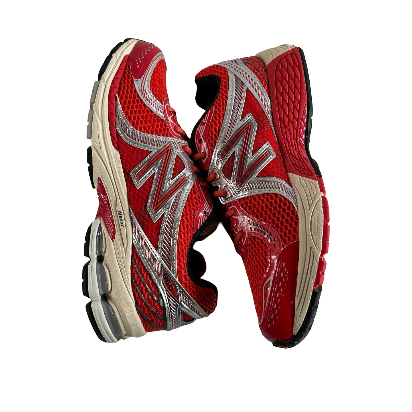 ML860DD2 New Balance 860v2 Aimé Leon Dore Red Grey [USED] - 10 M (Used)