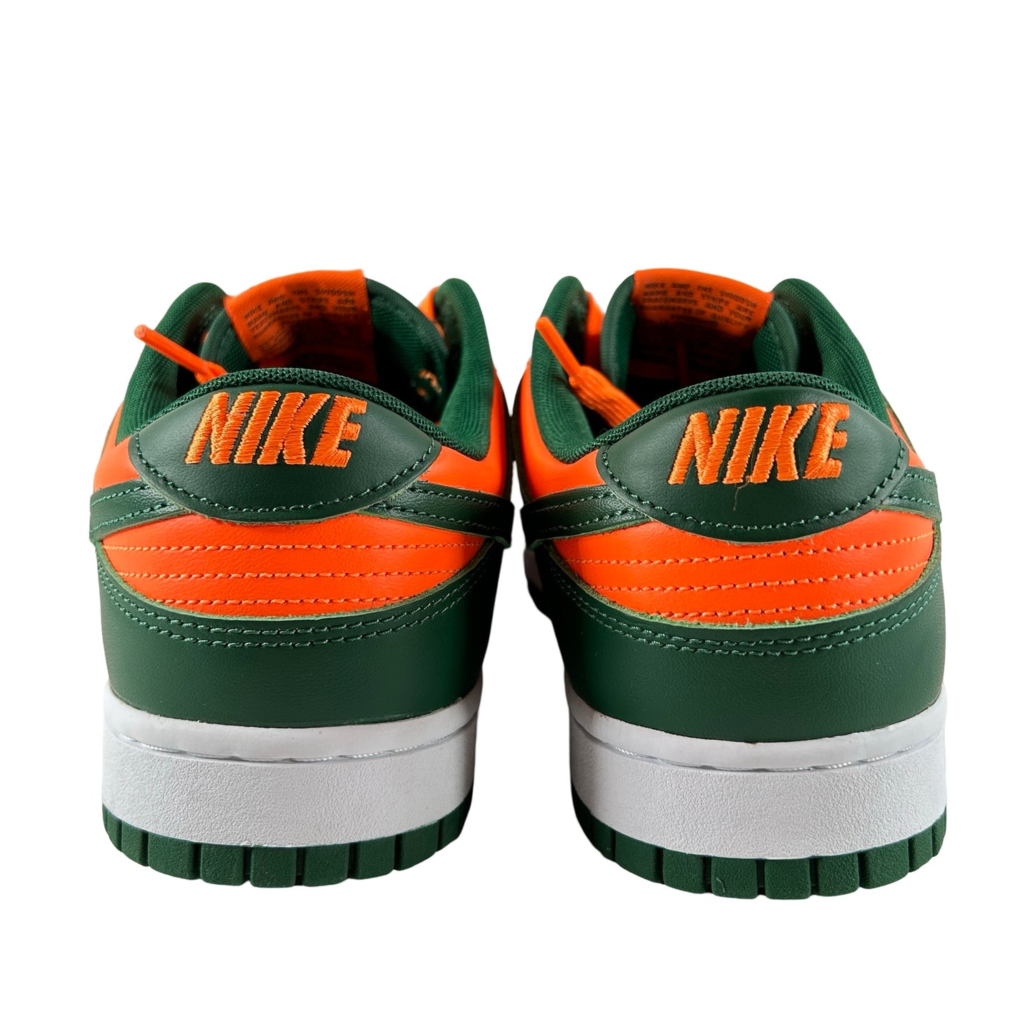 DD1391 300 Nike Dunk Low Retro Miami Hurricanes [USED] - 10.5 M (Used)