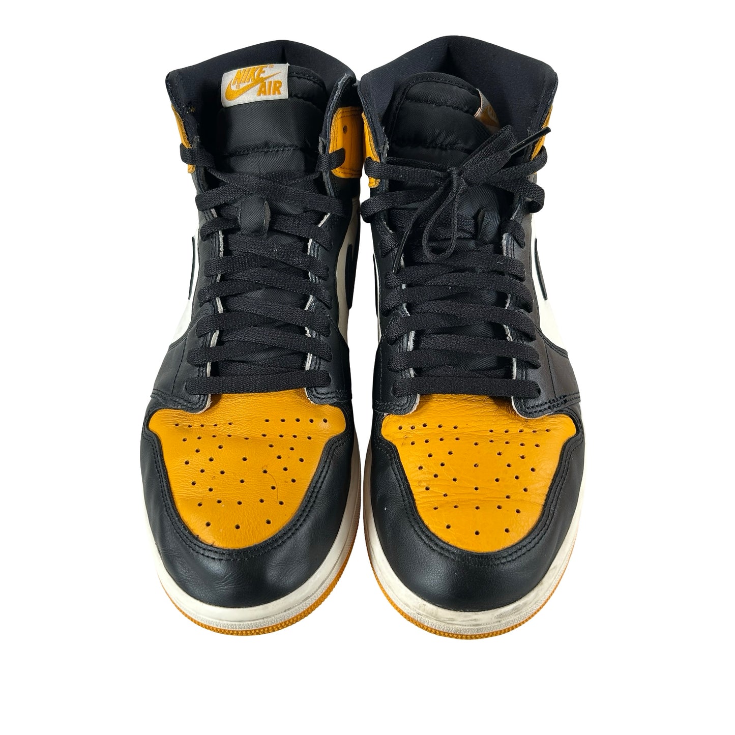 555088 711 Jordan 1 Retro High OG Yellow Toe [USED] - 12.5 M (Used)