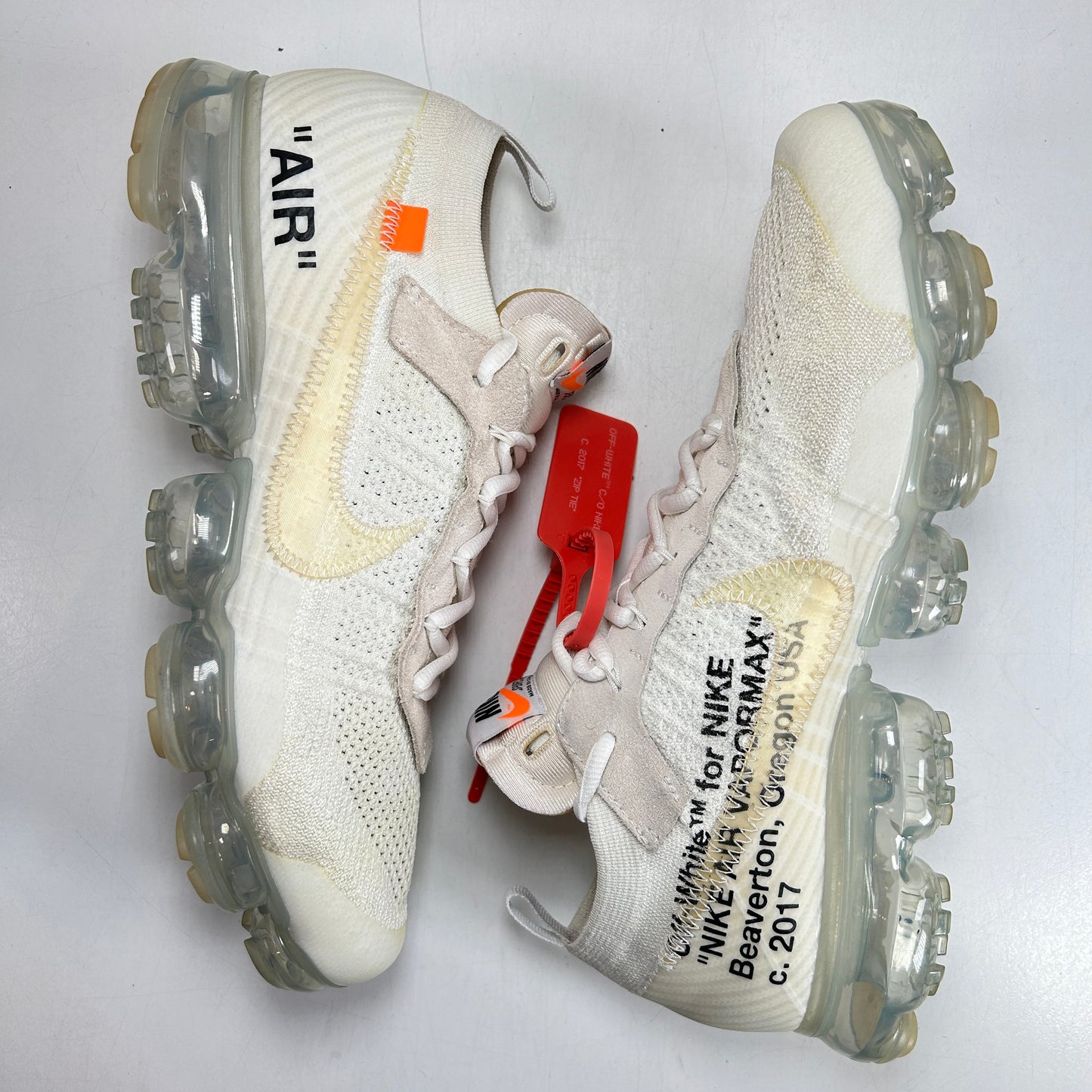 AA3831 100 Nike Air VaporMax Off-White (2018) [USED] - 11 M (Used)