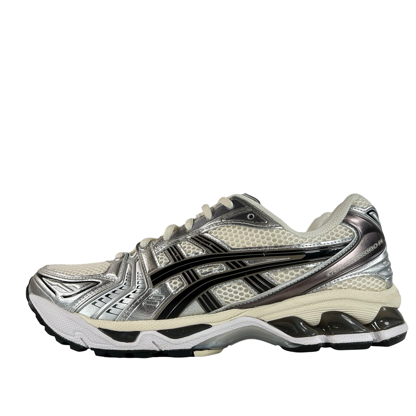 1201A019 108 ASICS Gel-Kayano 14 Cream Black Metallic Plum [USED] - 9 M (Used2)