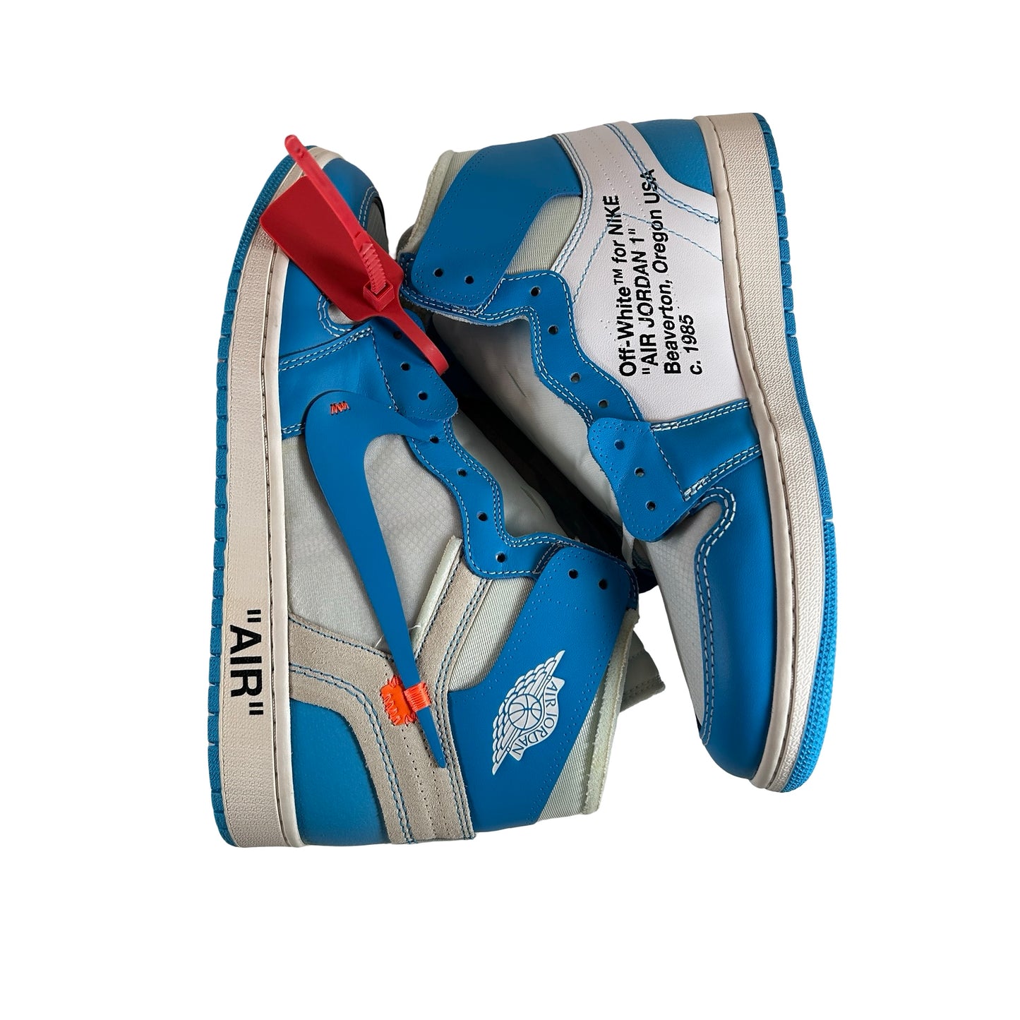 AQ0818 148 Jordan 1 Retro Alto Blanco roto UNC