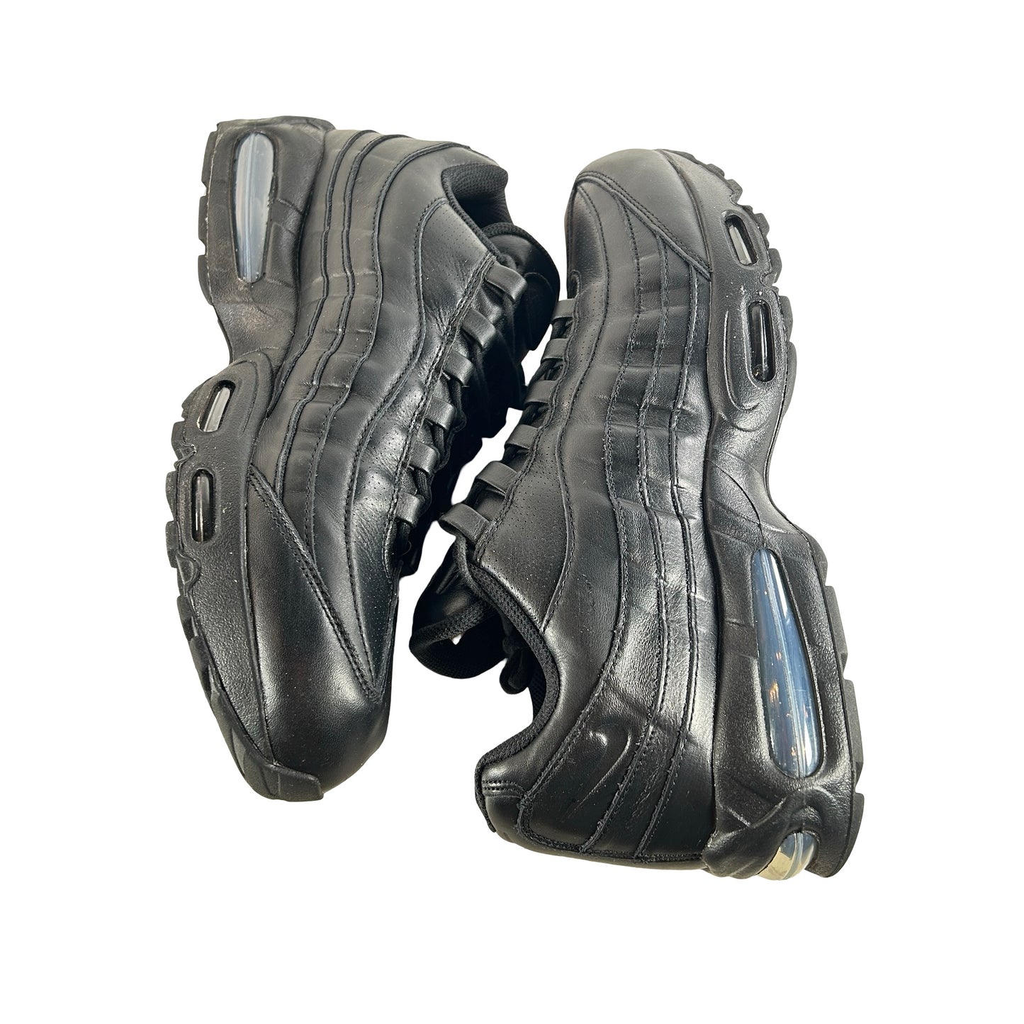 IM0696 001 Nike Air Max 95 QS Big Bubble Black Leather [USED] - 13 M (Used)