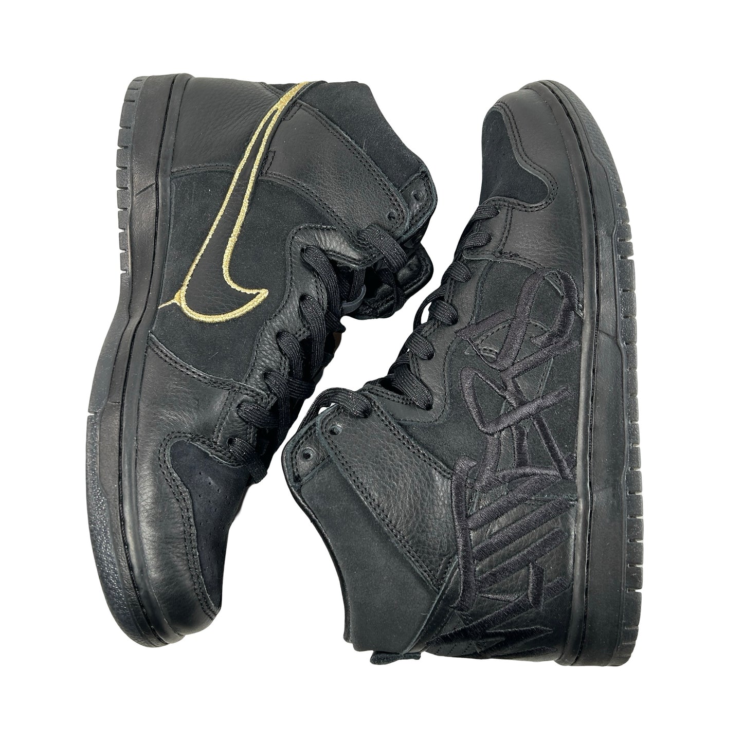 DH7755 001 Nike SB Dunk High FAUST Black Gold [USED] - 10 M (VNDS)