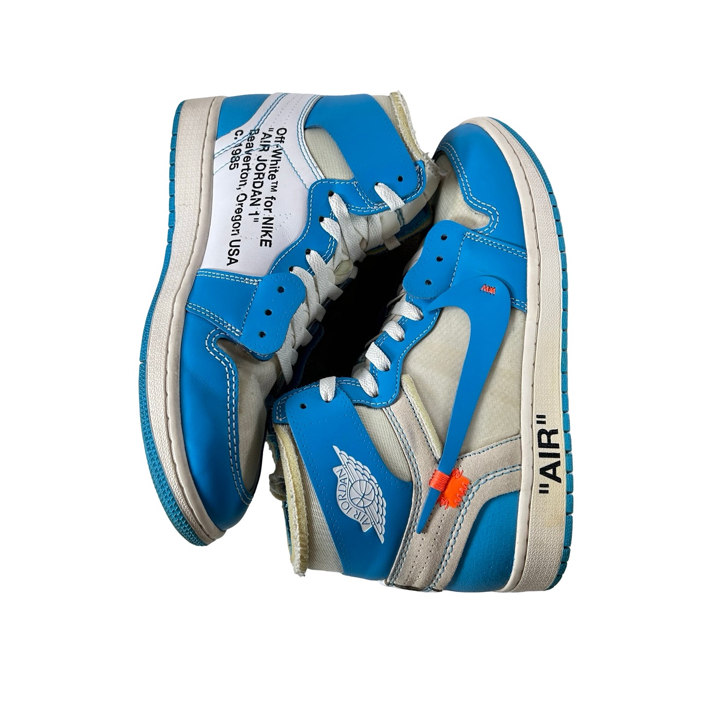 AQ0818 148 Jordan 1 Retro High Off-White UNC [USED] - 9.5 M (Used)