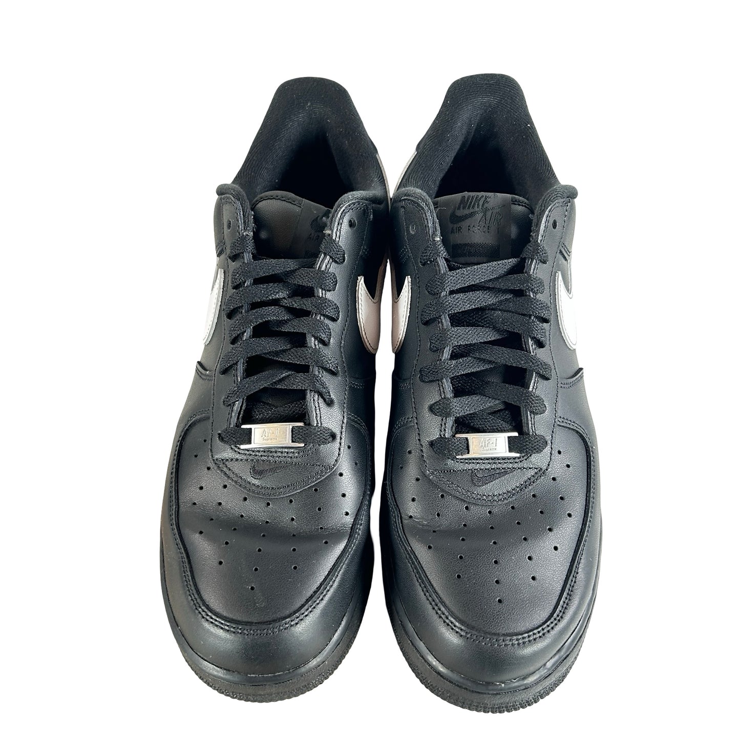 CU9225 002 Nike Air Force 1 Low Supreme Black White [USED] - 12 M (Used2)