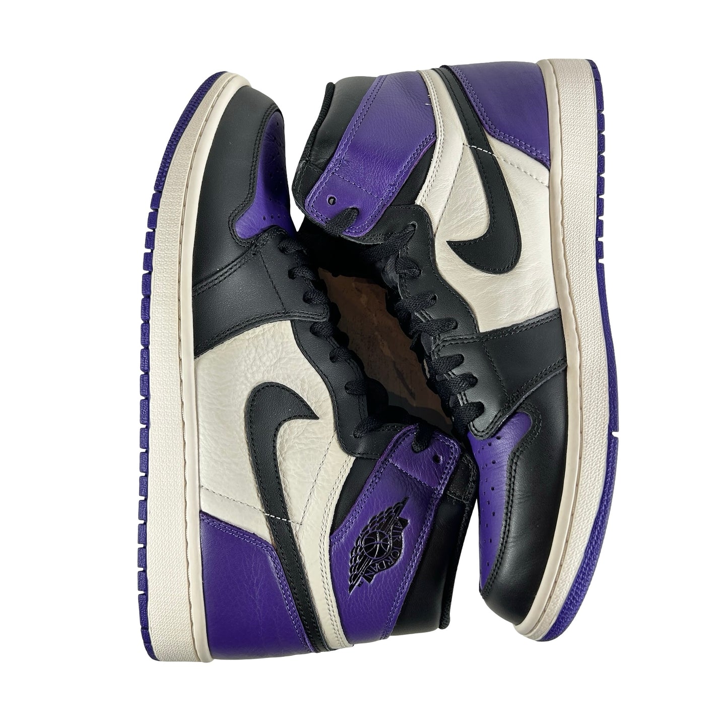 555088 501 Jordan 1 Court Purple [USED] - 13 M (Used) (Replace Box)
