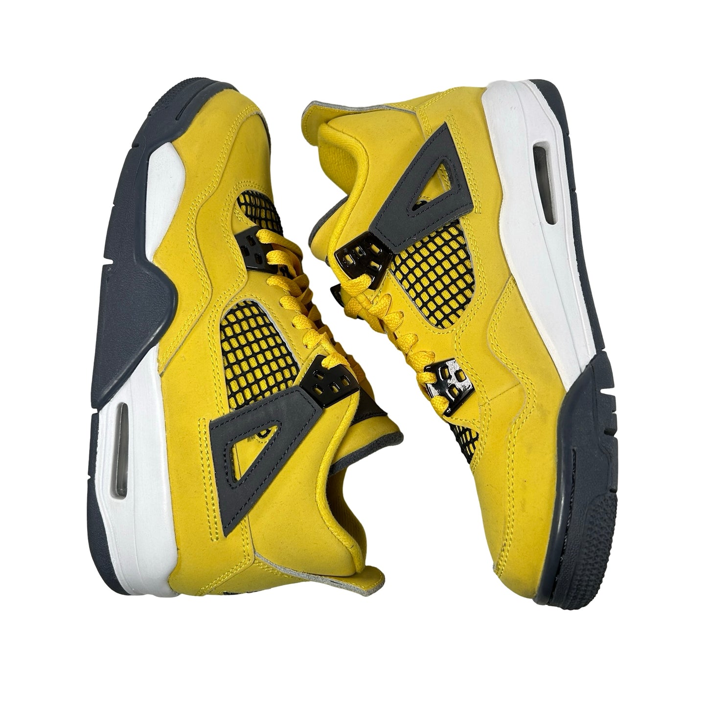 408452 700 Jordan 4 Retro Lightning (2021) (GS) [USED] - 5 Y (Used)