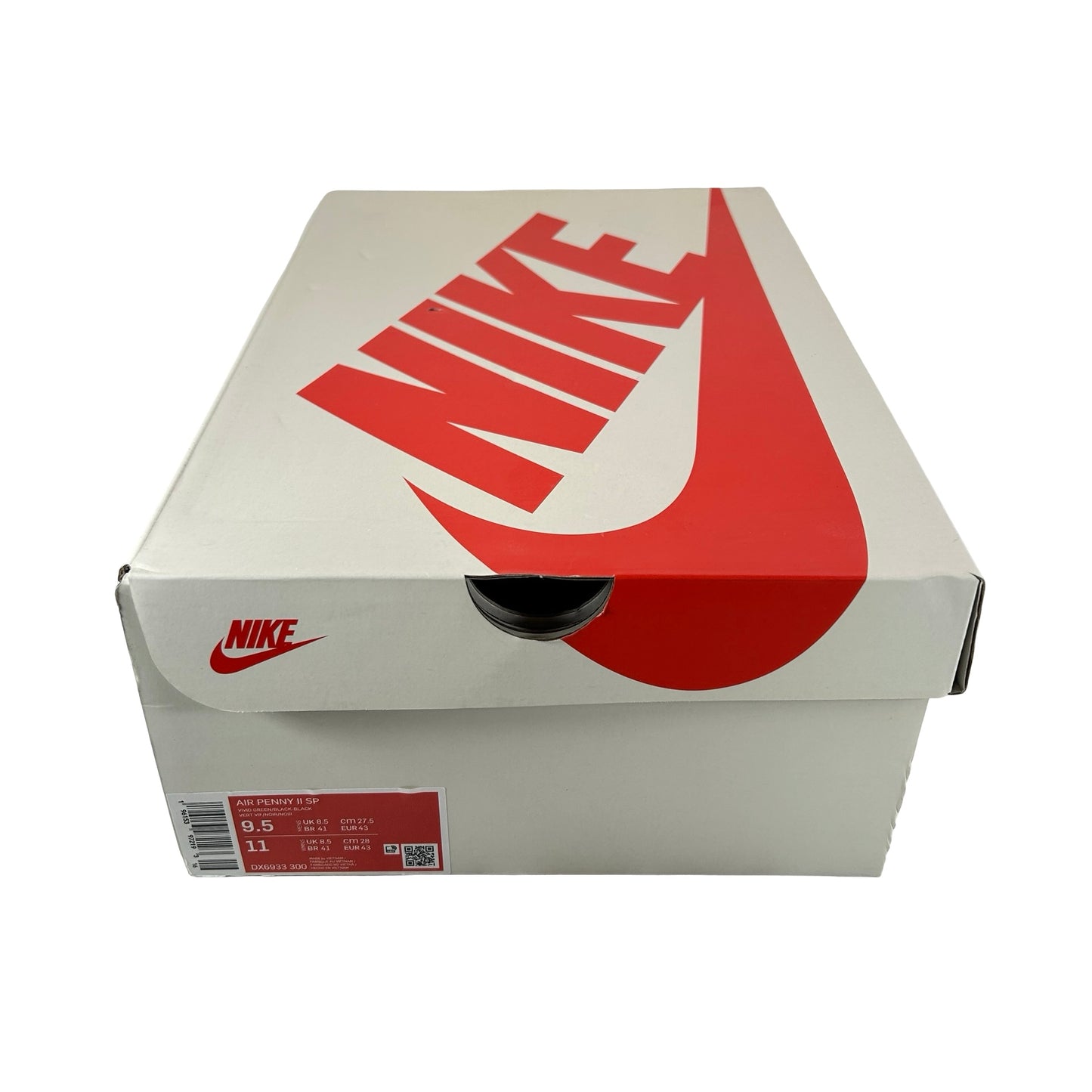DX6933 300 Nike Air Penny 2 Stussy Vivid Green Black [USED] - 9.5 M (Used)