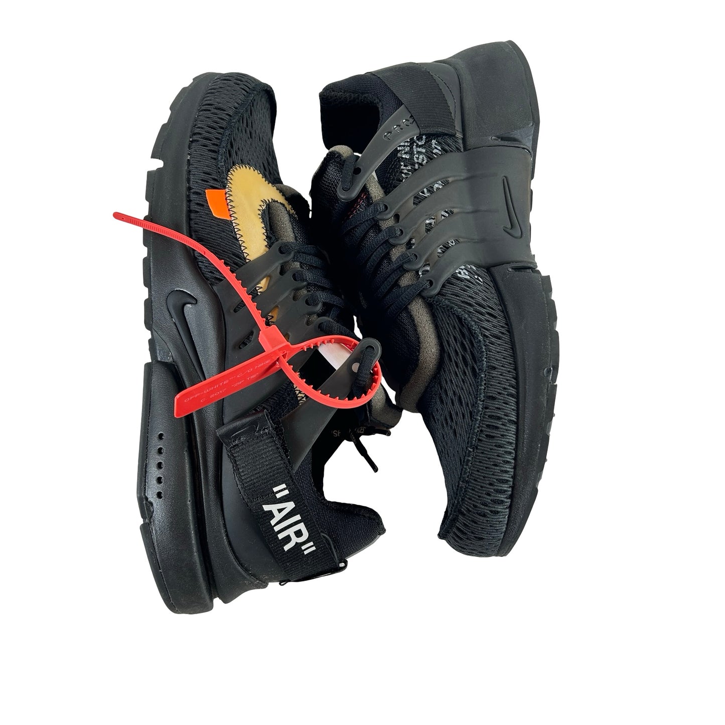 AA3830 002 Nike Air Presto Off-White Black [CONDITIONAL] - 11 M (Swoosh Slight Yellowing)