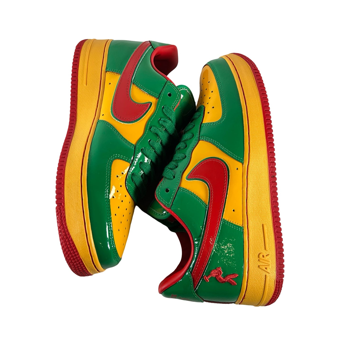 IH4383 300 Nike Air Force 1 Low Lil Yachty Concrete Boys Lucky Green [USED] - 9 M (Used5)