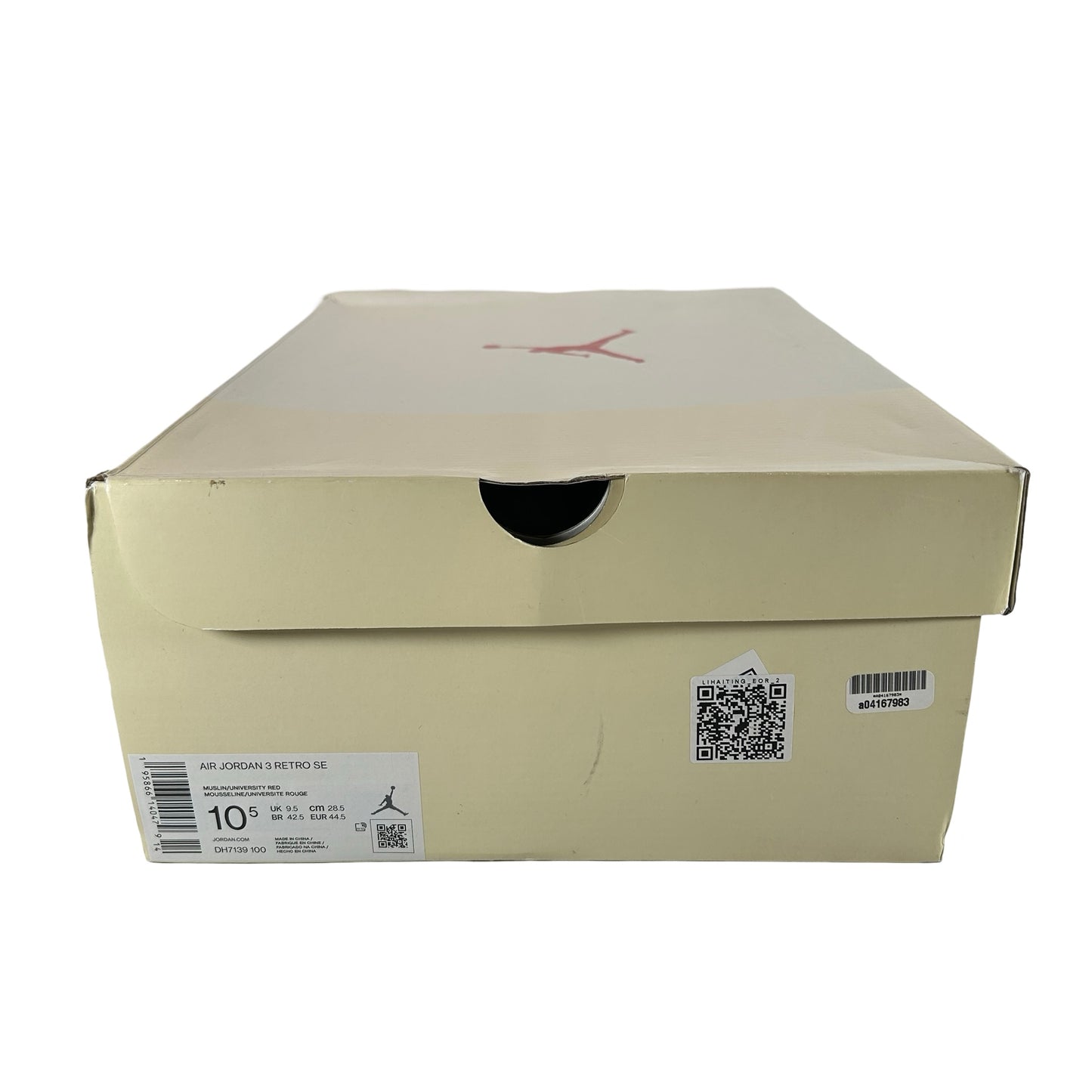 DH7139 100 Jordan 3 Retro Muslin [USED] - 10.5 M (Used2)