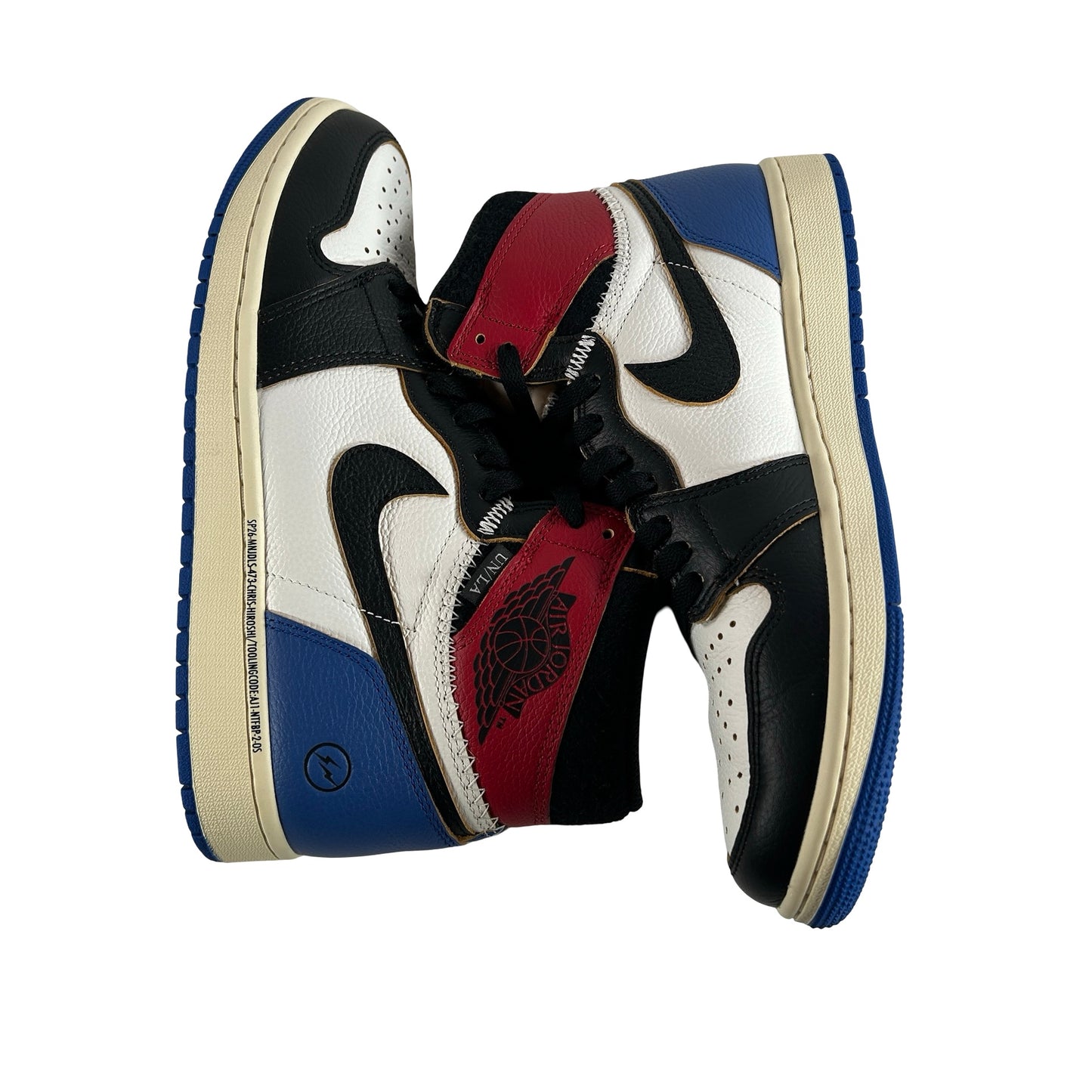 IO7847 002 Jordan 1 Retro High OG SP Fragment x Union LA Varsity Red Sport Royal [USED] - 9.5 M (Used2)