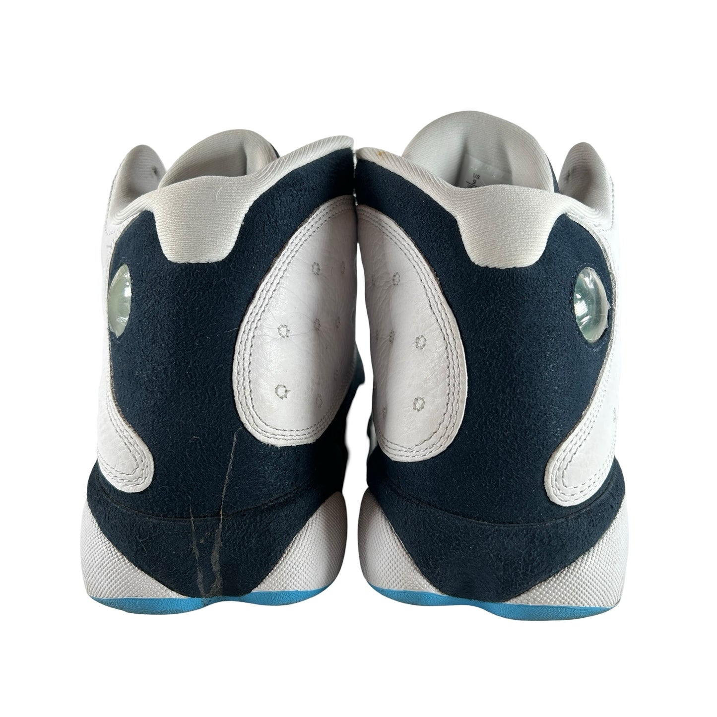 414571 144 Jordan 13 Retro Obsidian Powder Blue White [USED] - 9 M (Used)