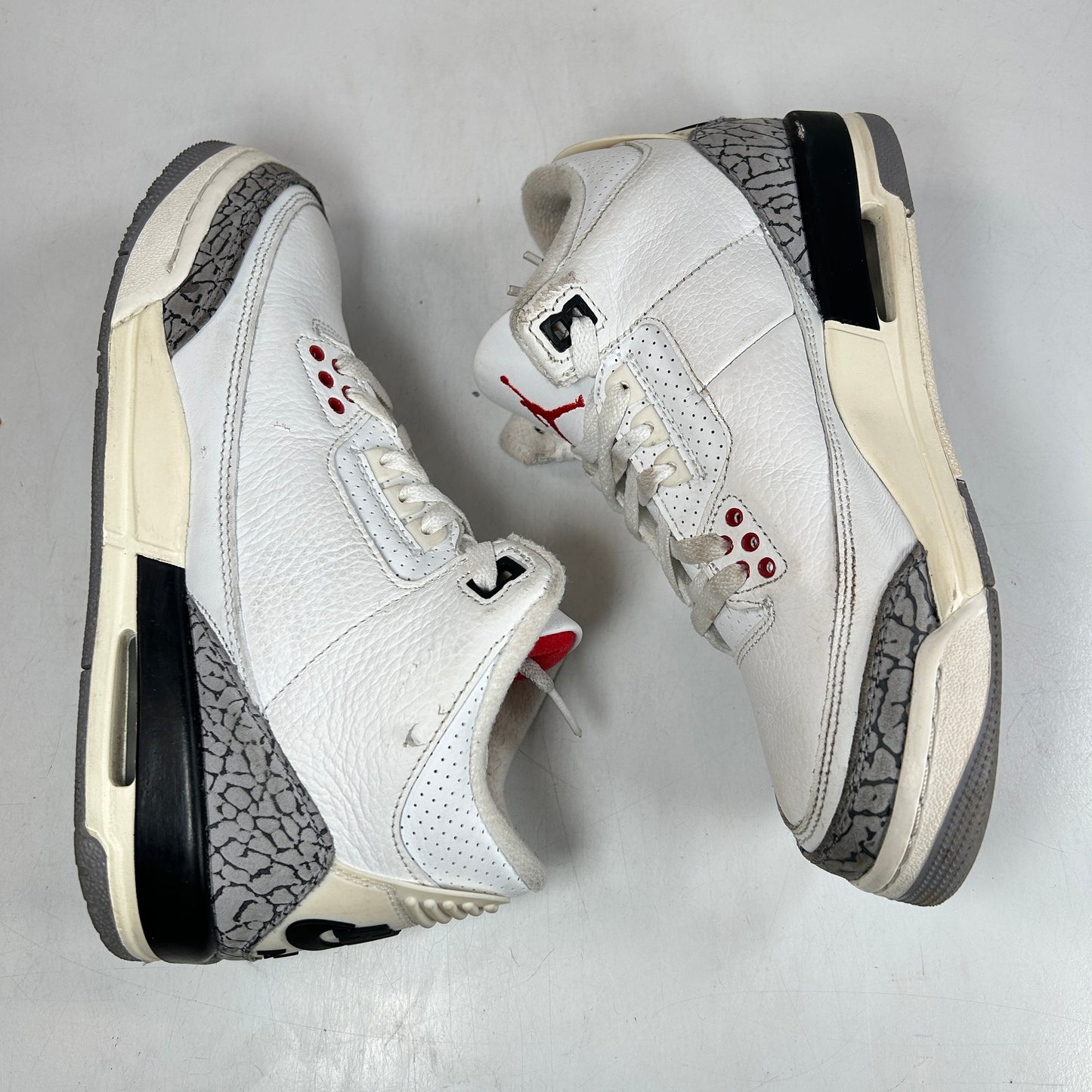 DM0967 100 Jordan 3 Retro White Cement Reimagined (GS) [USED] - 6 Y (Used)