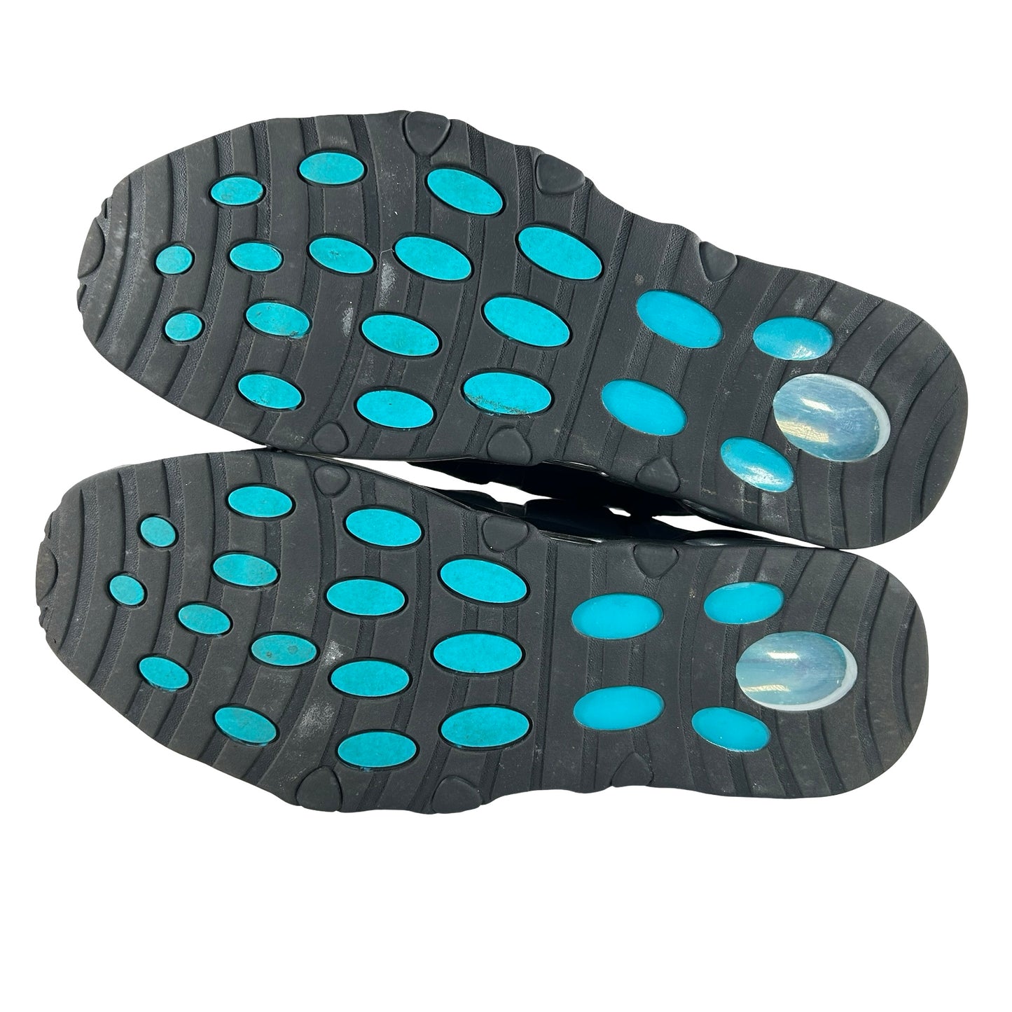 311090 100 Nike Air Max Uptempo 95 White Black Teal [USED] - 10 M (Used)