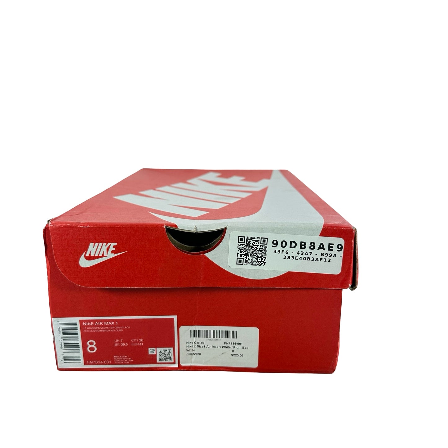 FN7814 001 Nike Air Max 1 size? Exclusive Considered [USED] - 8 M (Used)