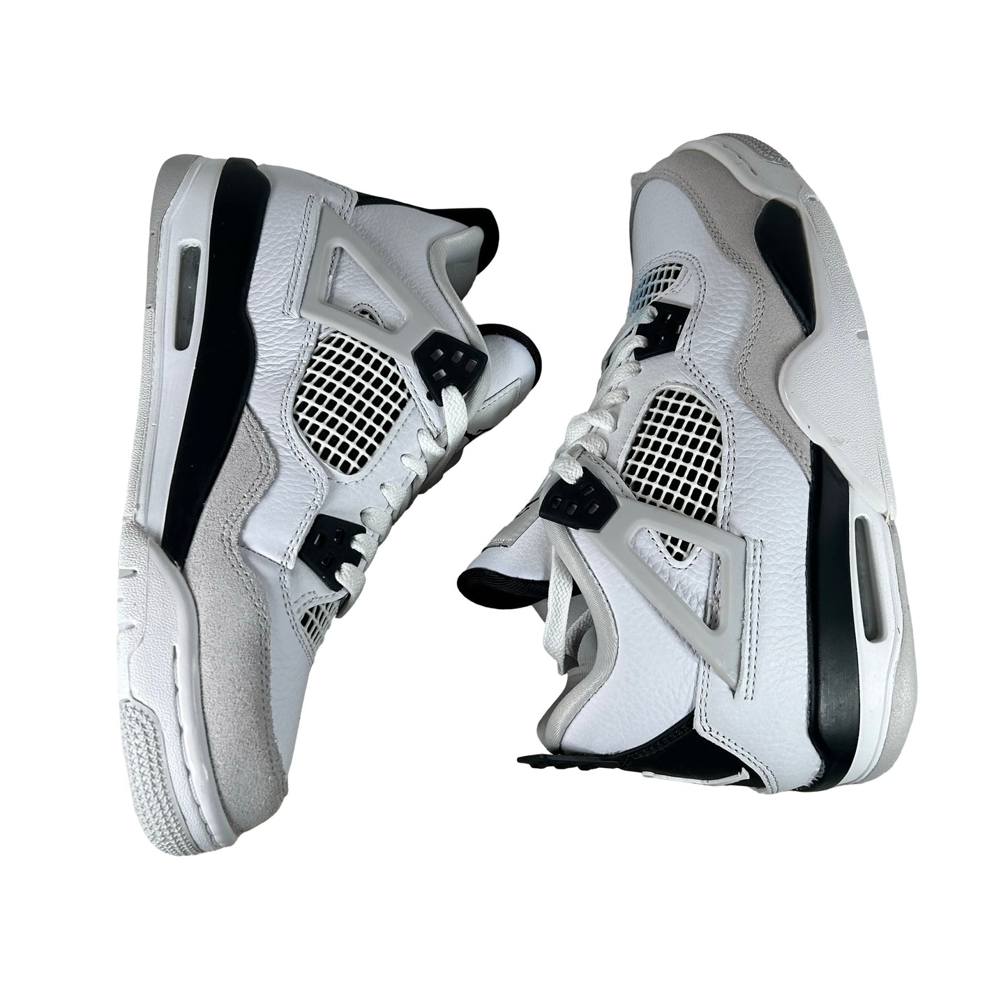 408452 111 Jordan 4 Retro Military Black (GS) - 6 Y (Stain On Netting)